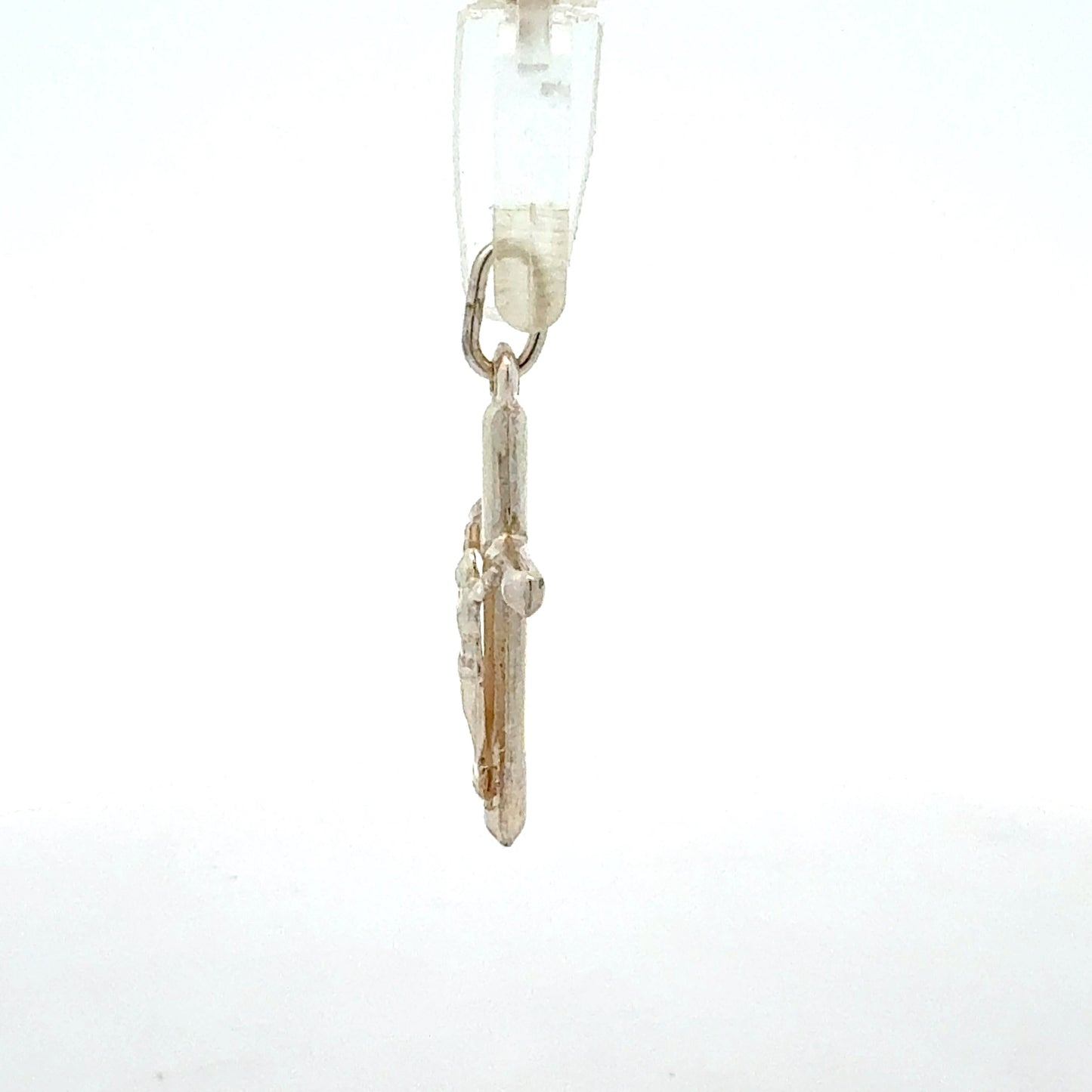 Kreuz Anhänger 925 Silber - Seitenansicht