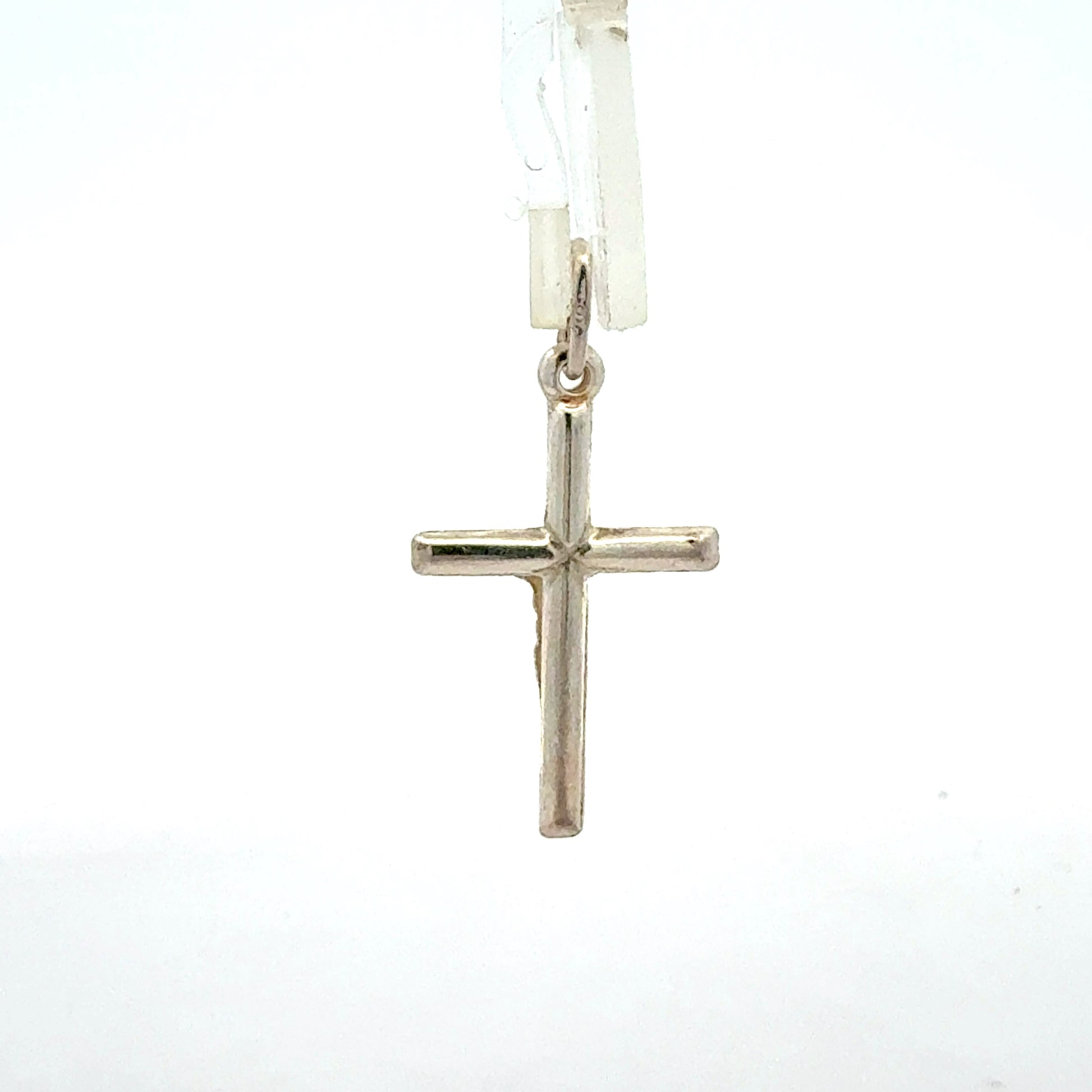 Kreuz Anhänger 925 Silber - Rückseite