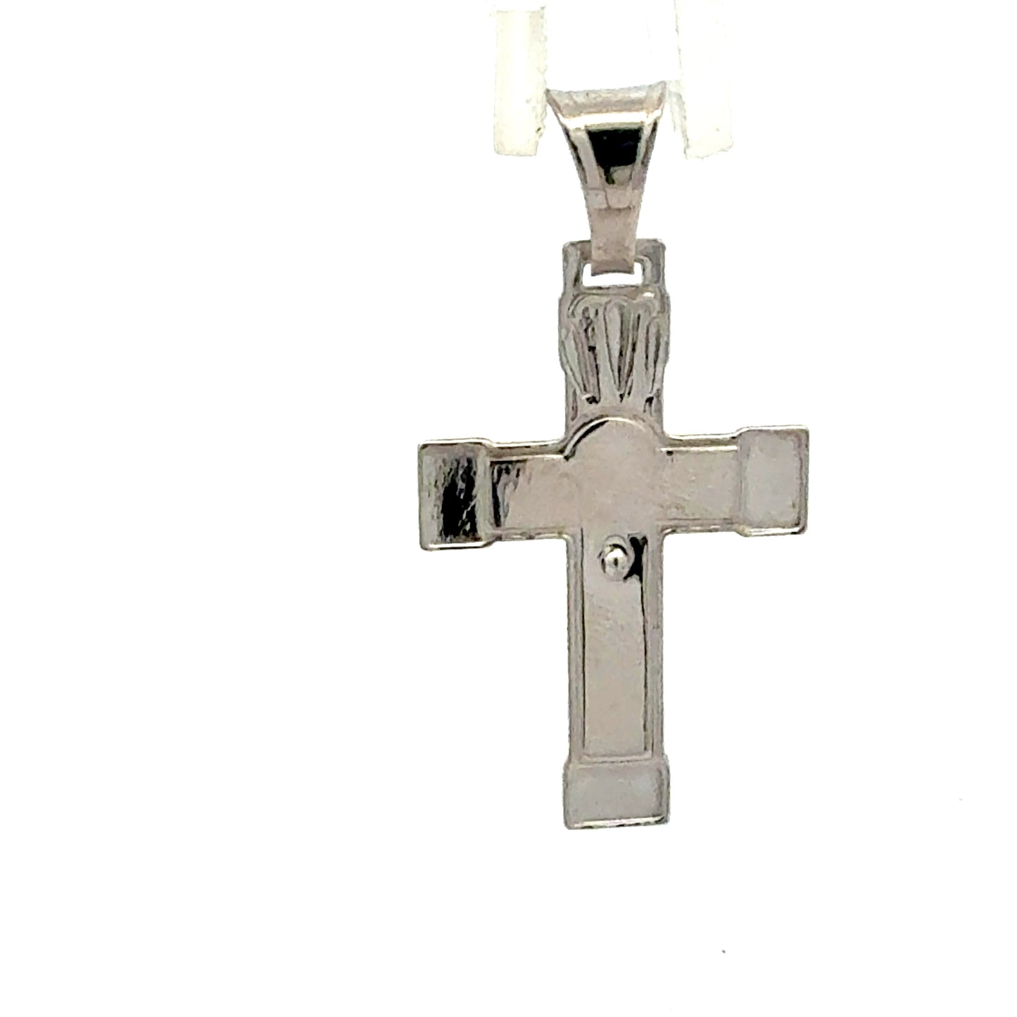 Kreuz Anhänger Silber 925 Rückseite – hochwertig