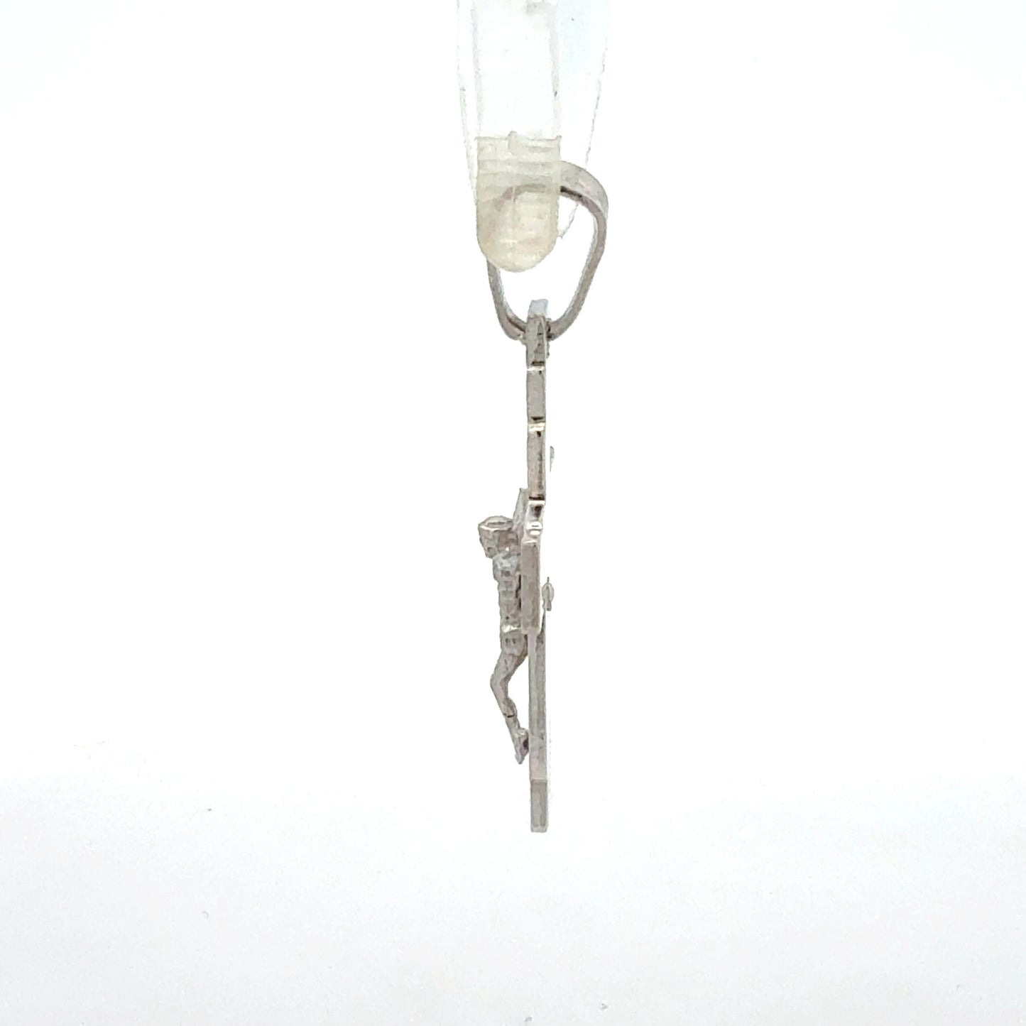 Kreuz Anhänger 925 Silber – Seitenansicht