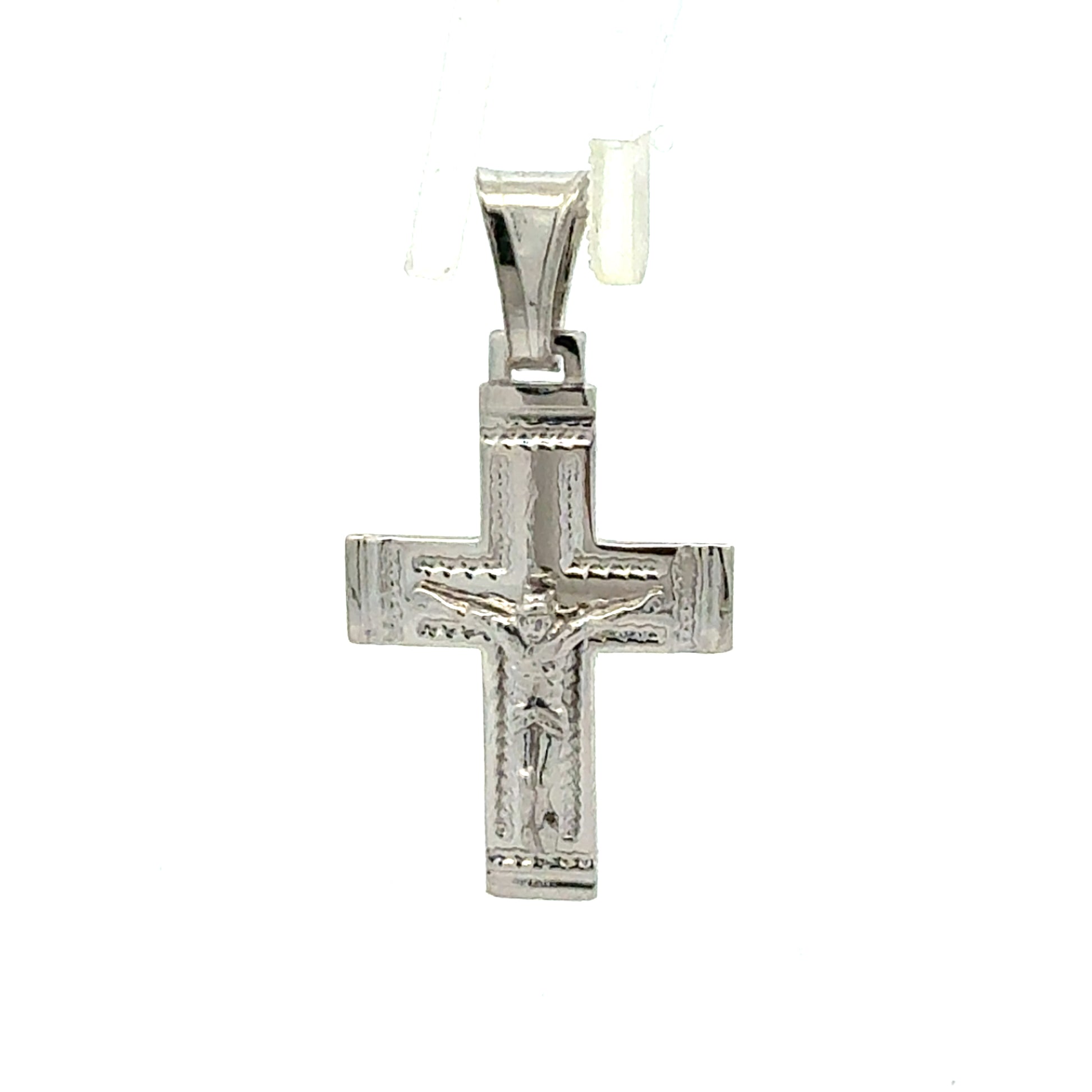 Kreuz Anhänger 925 Silber Vorderansicht - klassisches Design