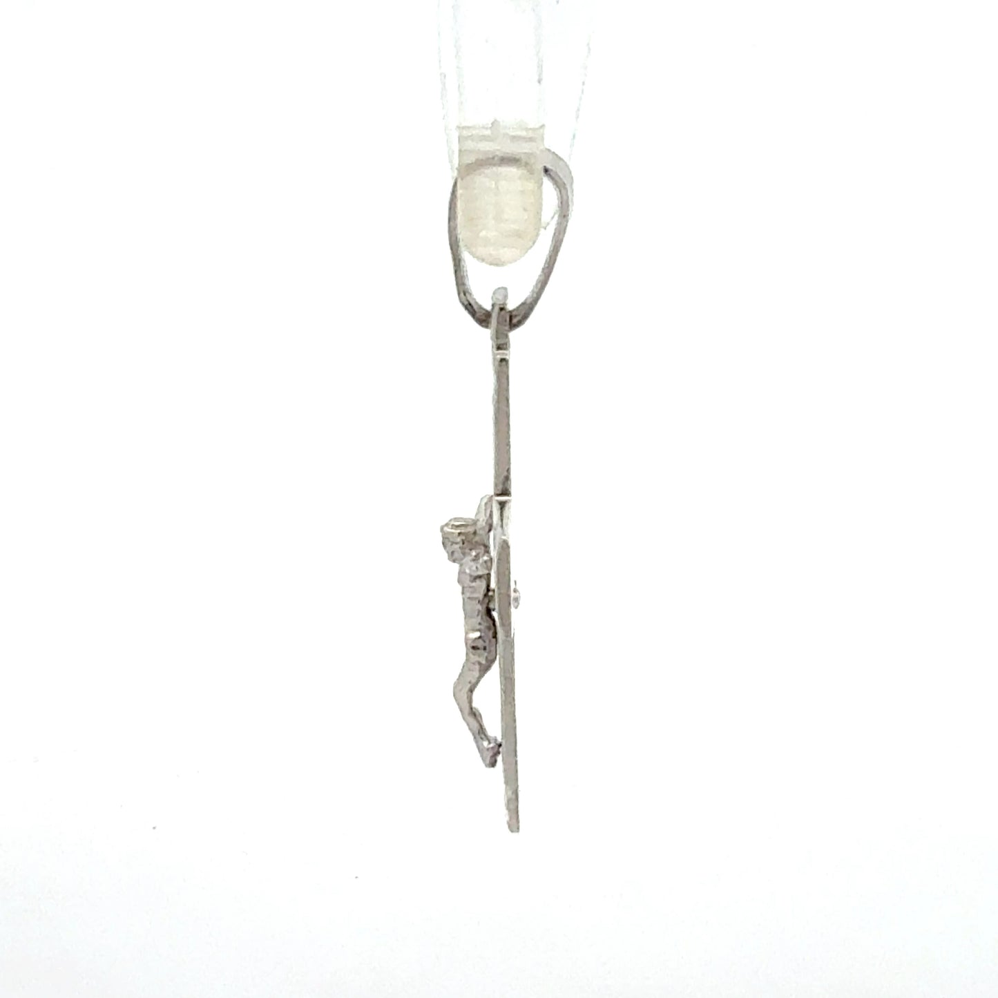 Kreuz Anhänger 925 Silber Seitenansicht - 2,80g leicht