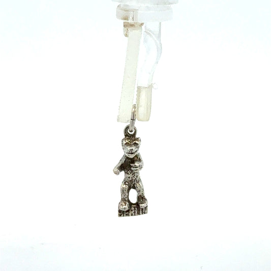 Bär Anhänger aus 925er Silber - Vorderansicht