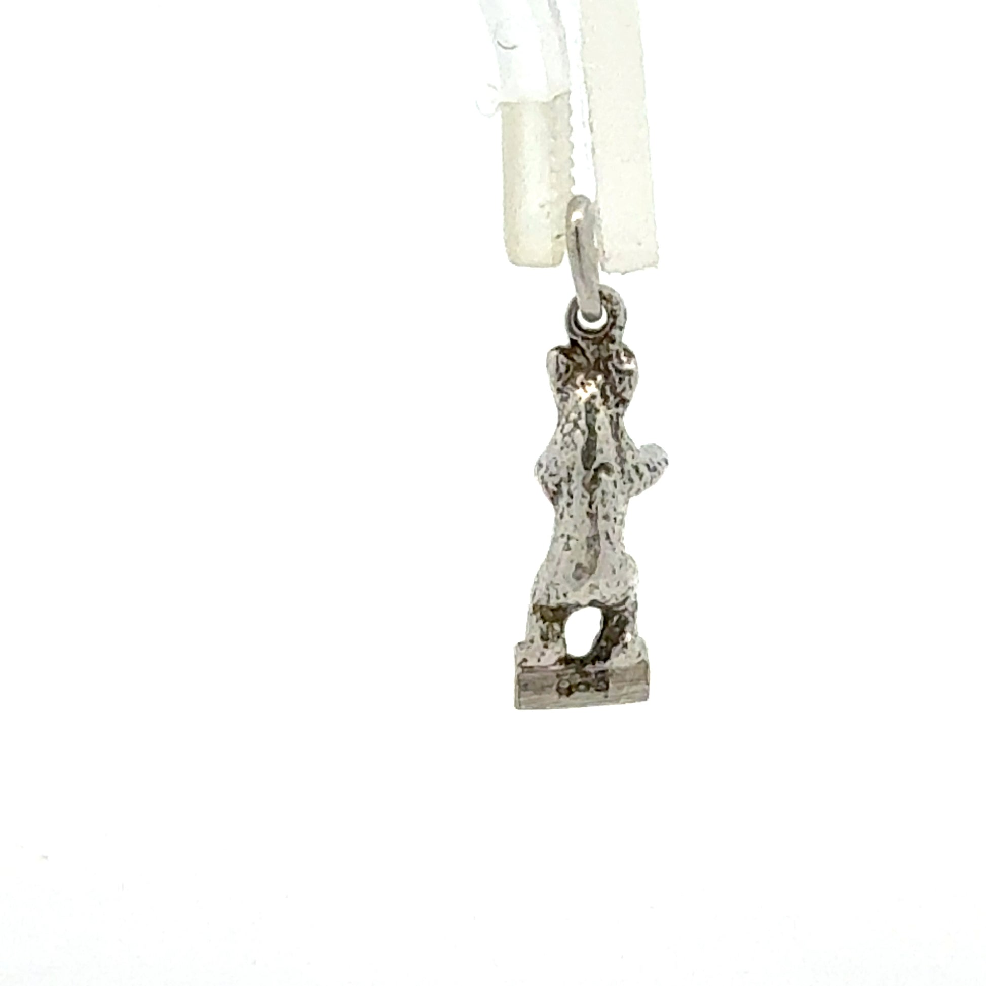 925er Silber Bär Anhänger - Rückseite