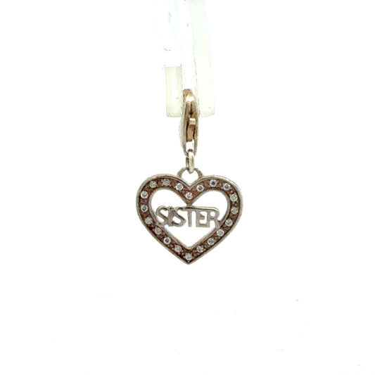 Anhänger Silber 925 – Herzform „Sister“ mit Zirkonia, 1,66 g von Thomas Sabo Anhänger Juwelier Alen