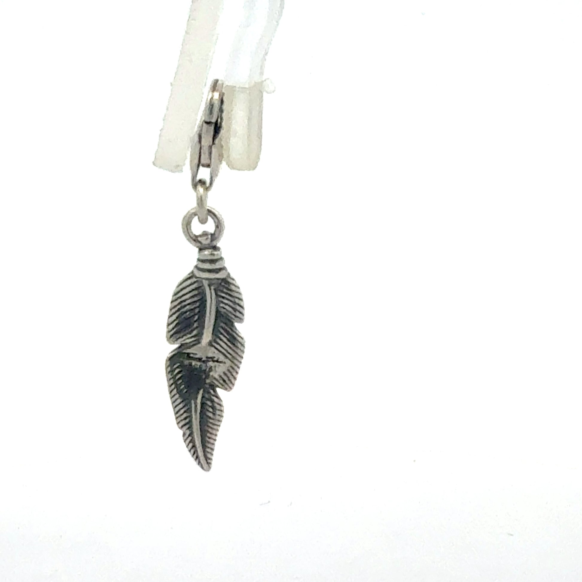 Silberanhänger 925 mit synthetischen Steinen - Detailansicht Rückseite
