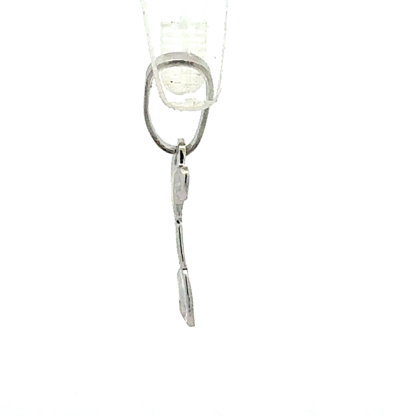 Platten-Anhänger 925 Silber - Seitenansicht 1,47g