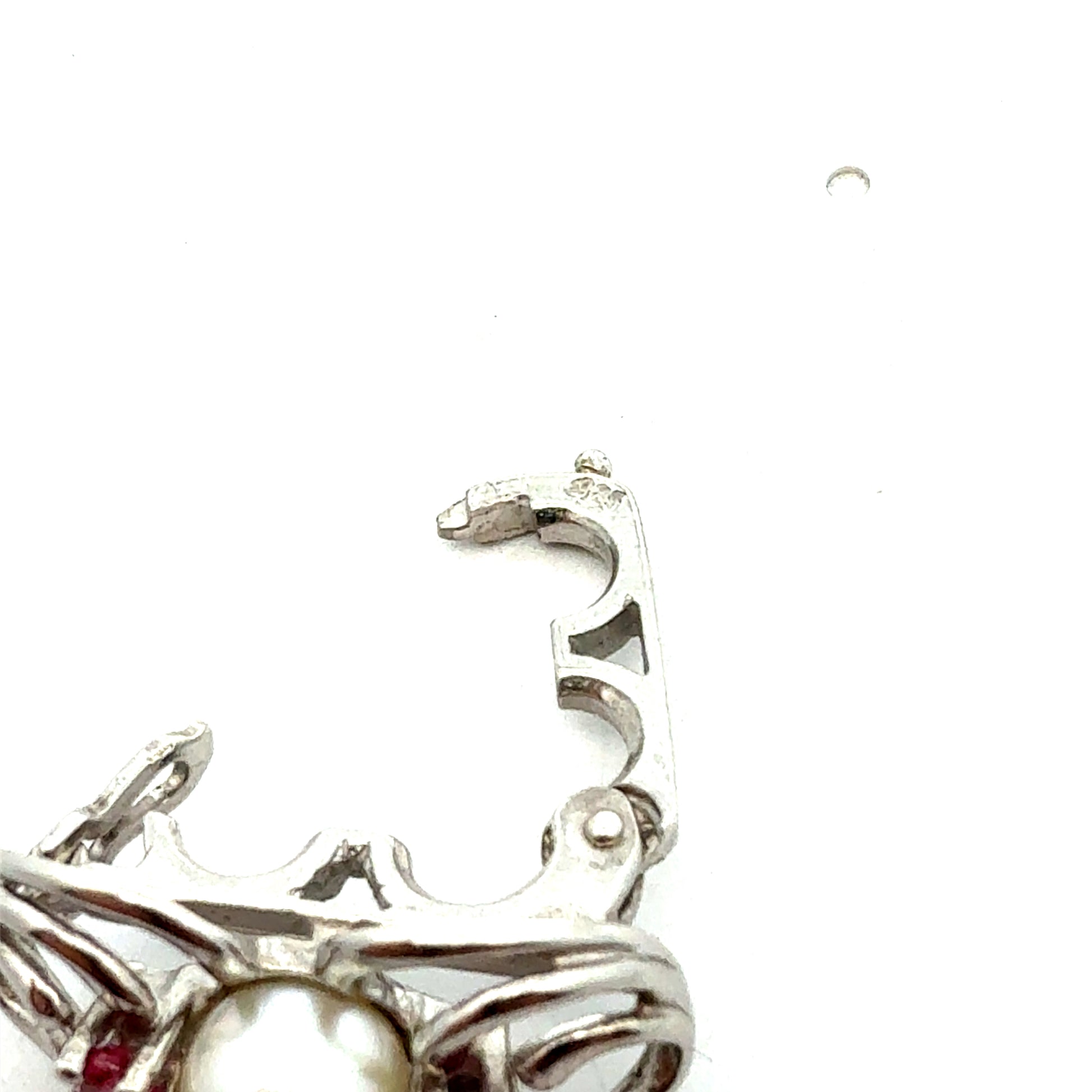 925er Sterlingsilber Perlenkettenanhänger - Weitere Ansicht der Verarbeitung