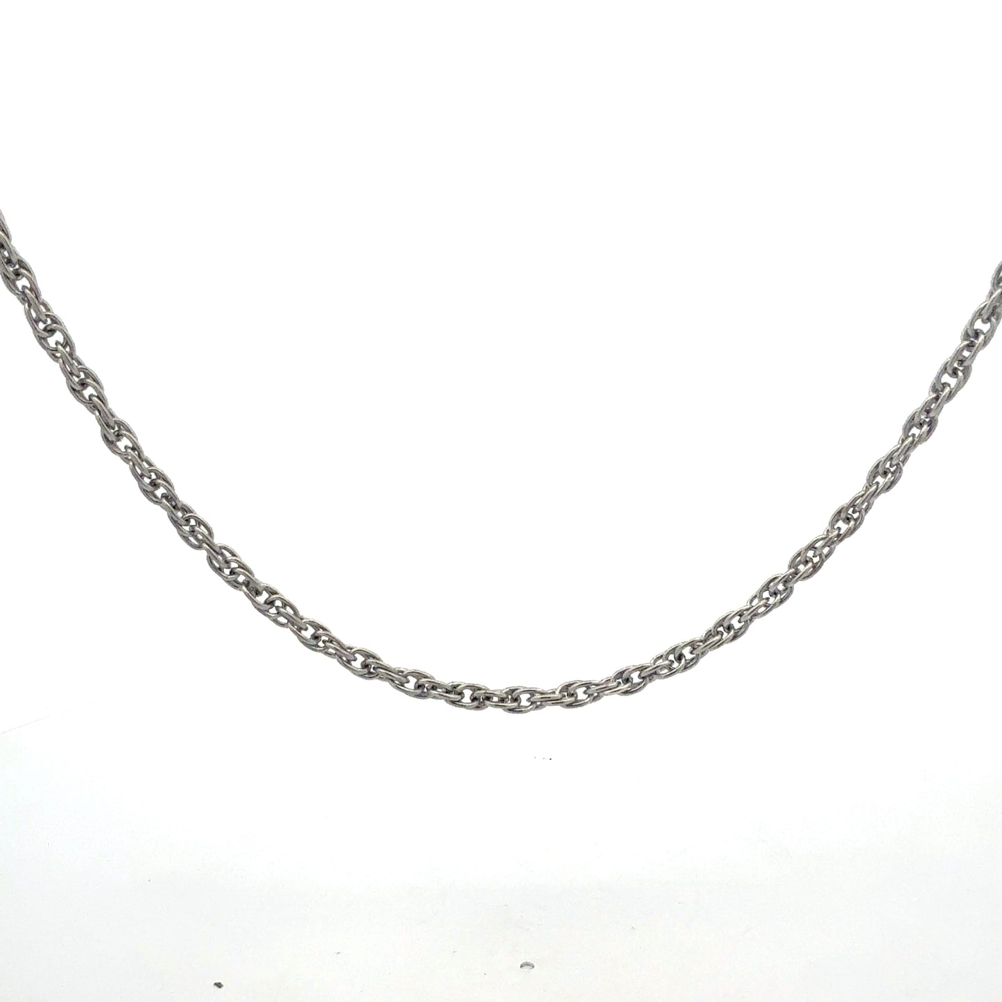 Silberkette 925 Sterling Silber - Produktfoto auf weißem Hintergrund