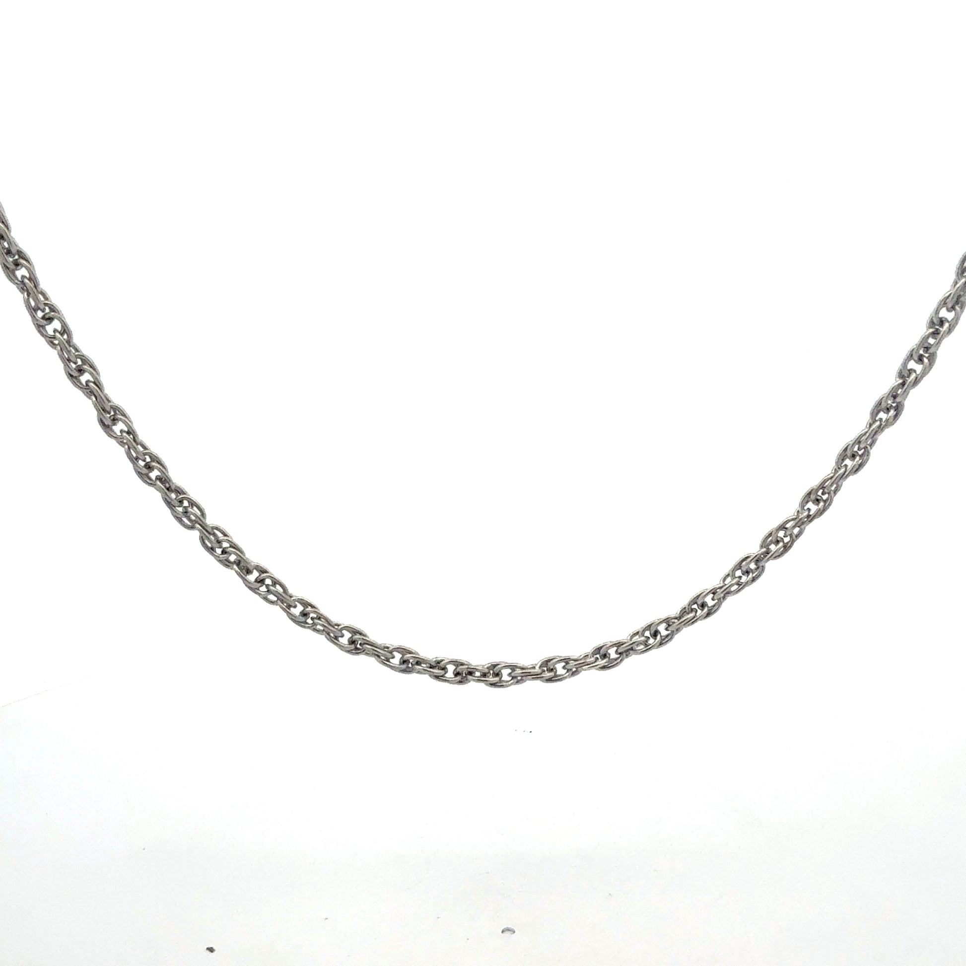 Silberkette 925 Sterling Silber - Produktfoto auf weißem Hintergrund