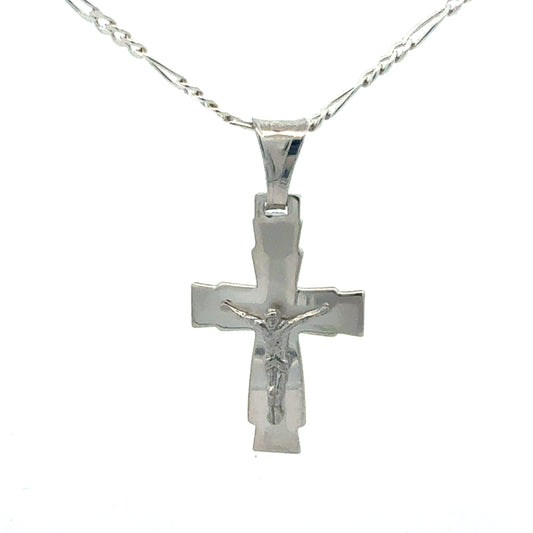 Silberkette 925 mit Kreuz-Anhänger 50cm