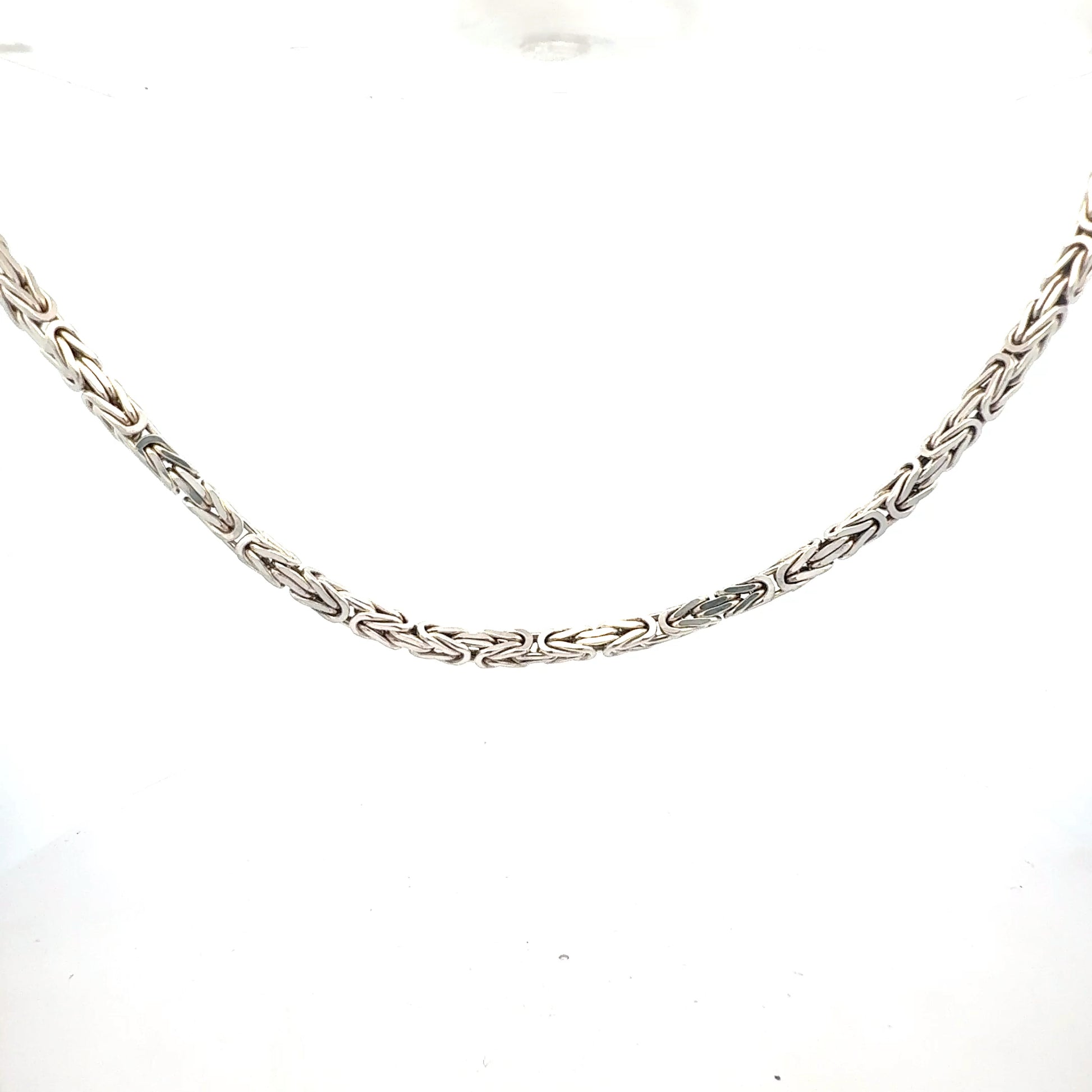 Königskette aus 925er Sterlingsilber, 58,10g, 65cm Länge – Detailansicht der hochwertigen Verarbeitung
