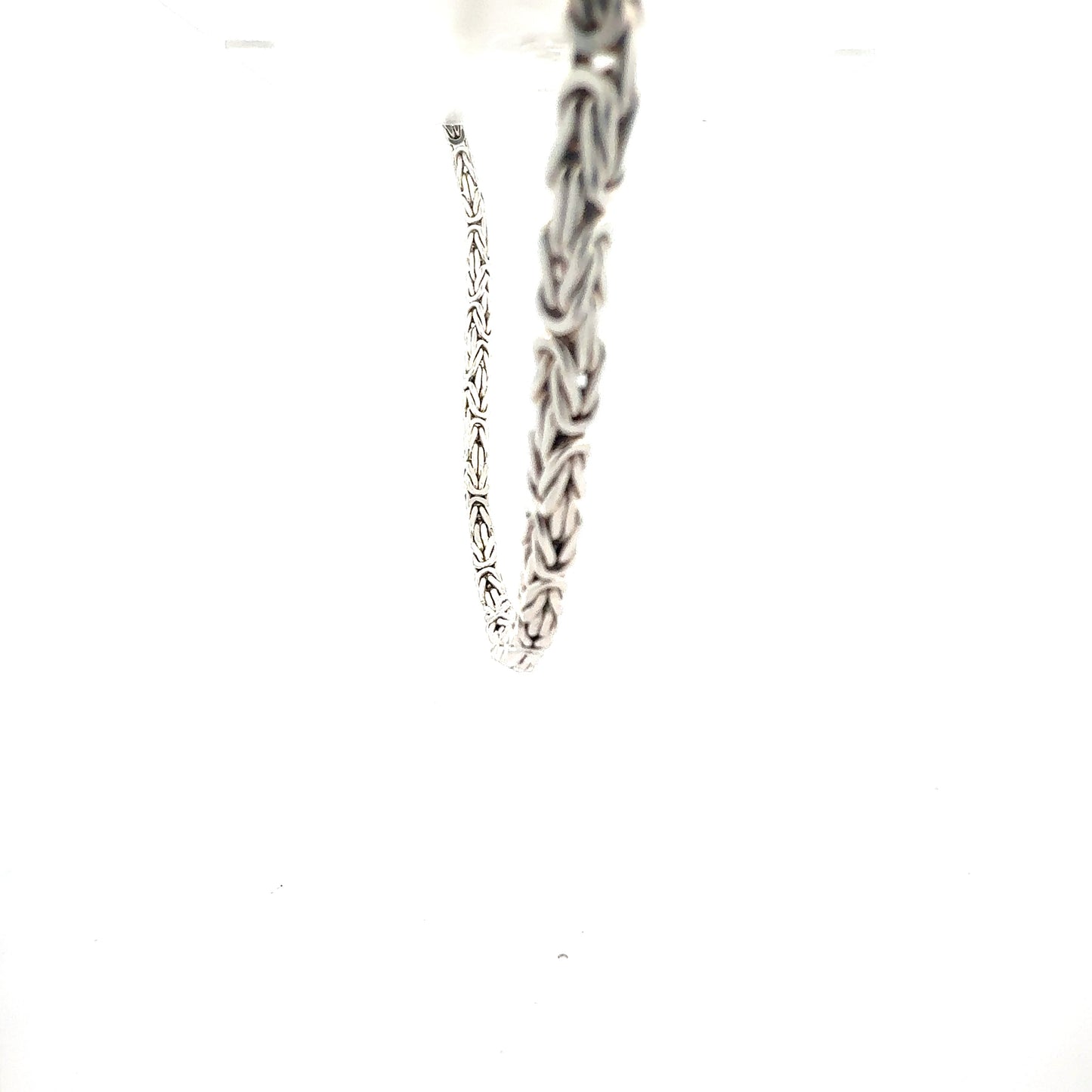 Massive Silber Königskette 925 – Nahaufnahme der klassischen Kettenglieder
