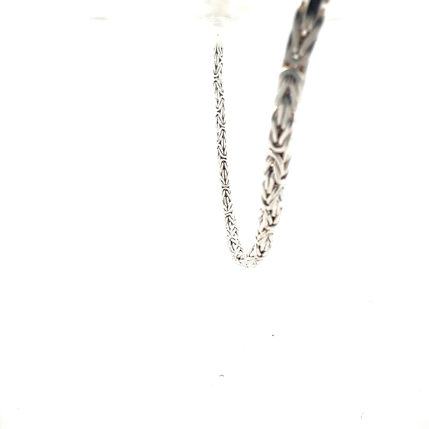 Massive Silber Königskette 925 – Nahaufnahme der klassischen Kettenglieder
