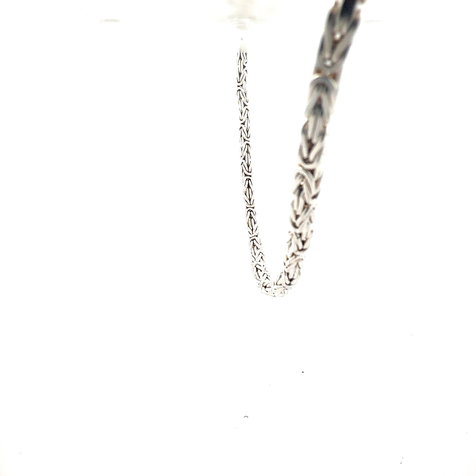 Massive Silber Königskette 925 – Nahaufnahme der klassischen Kettenglieder
