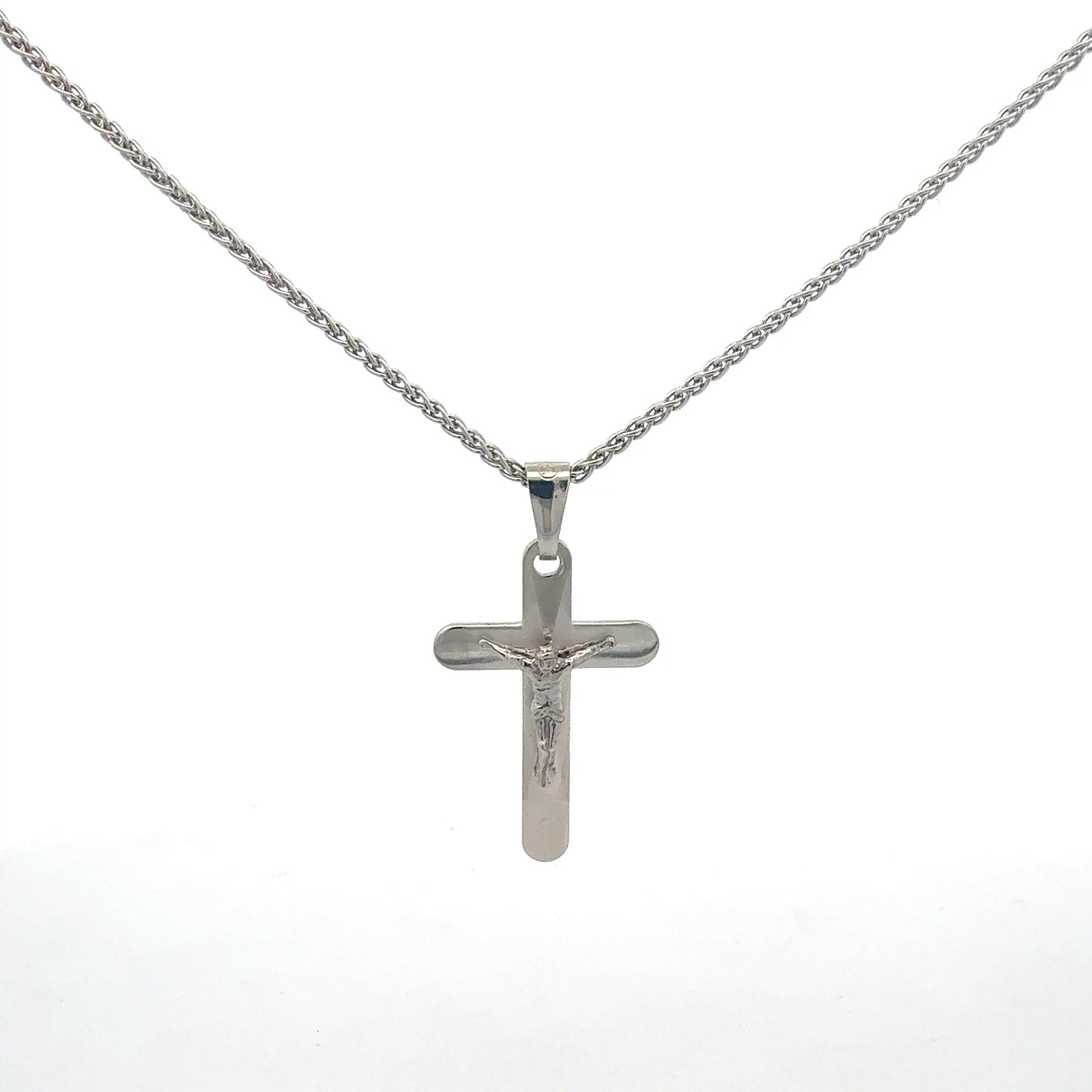 Kreuz-Anhänger aus 925 Sterlingsilber Detailansicht
