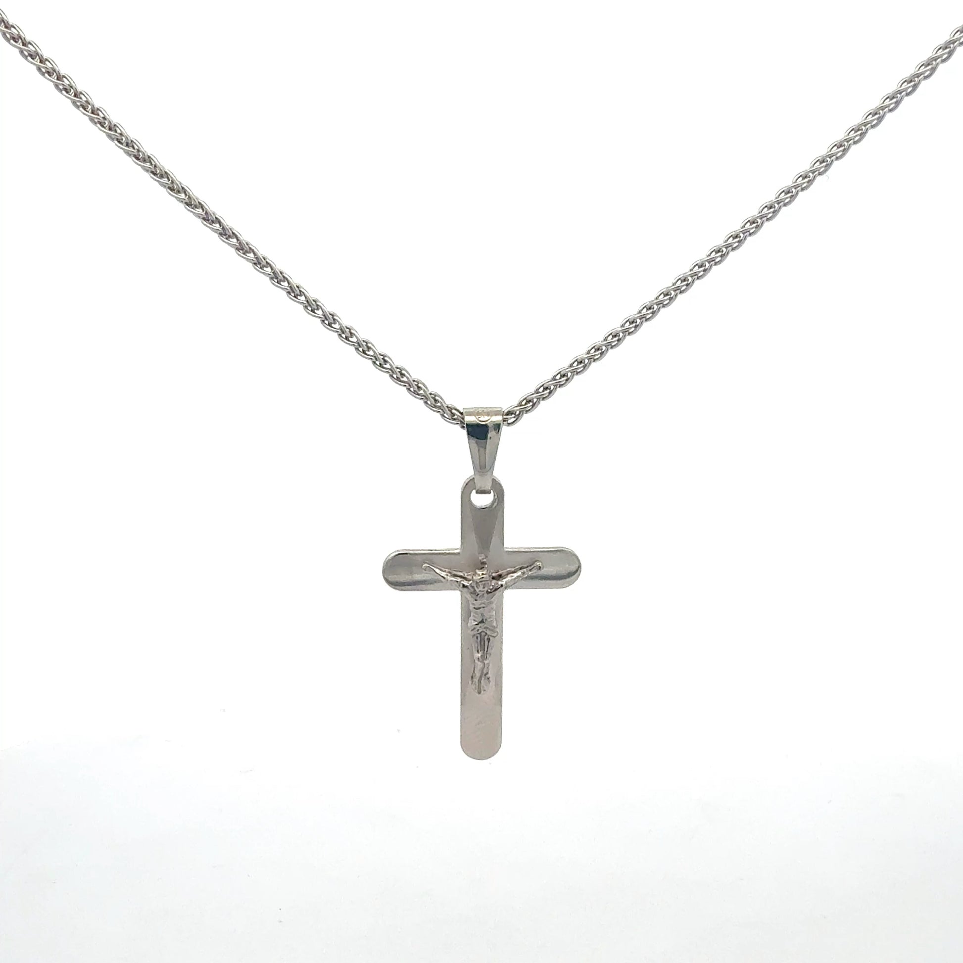 Kreuz-Anhänger aus 925 Sterlingsilber Detailansicht
