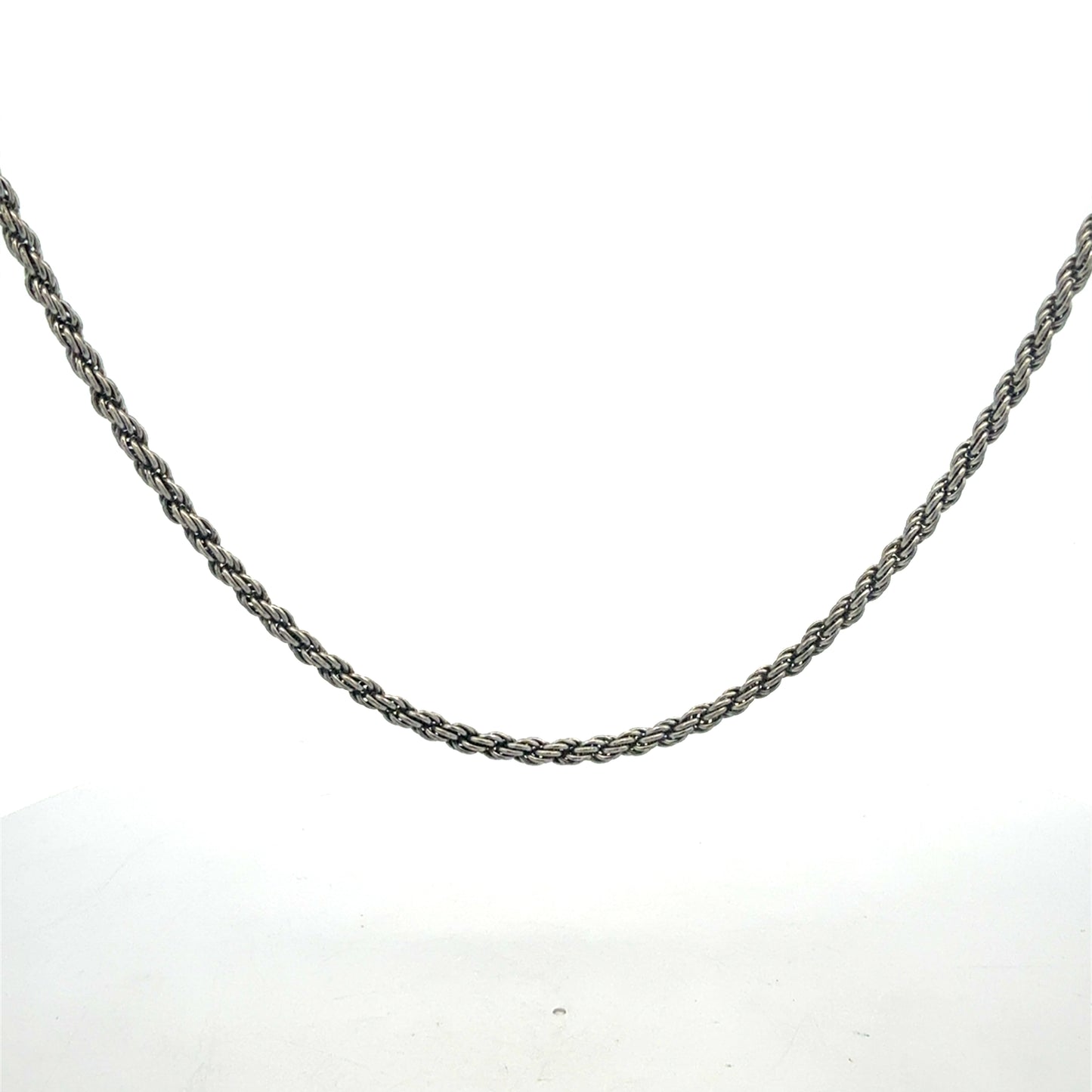 Kordellkette 925 Silber 50 cm - Detailansicht der hochwertigen Verarbeitung
