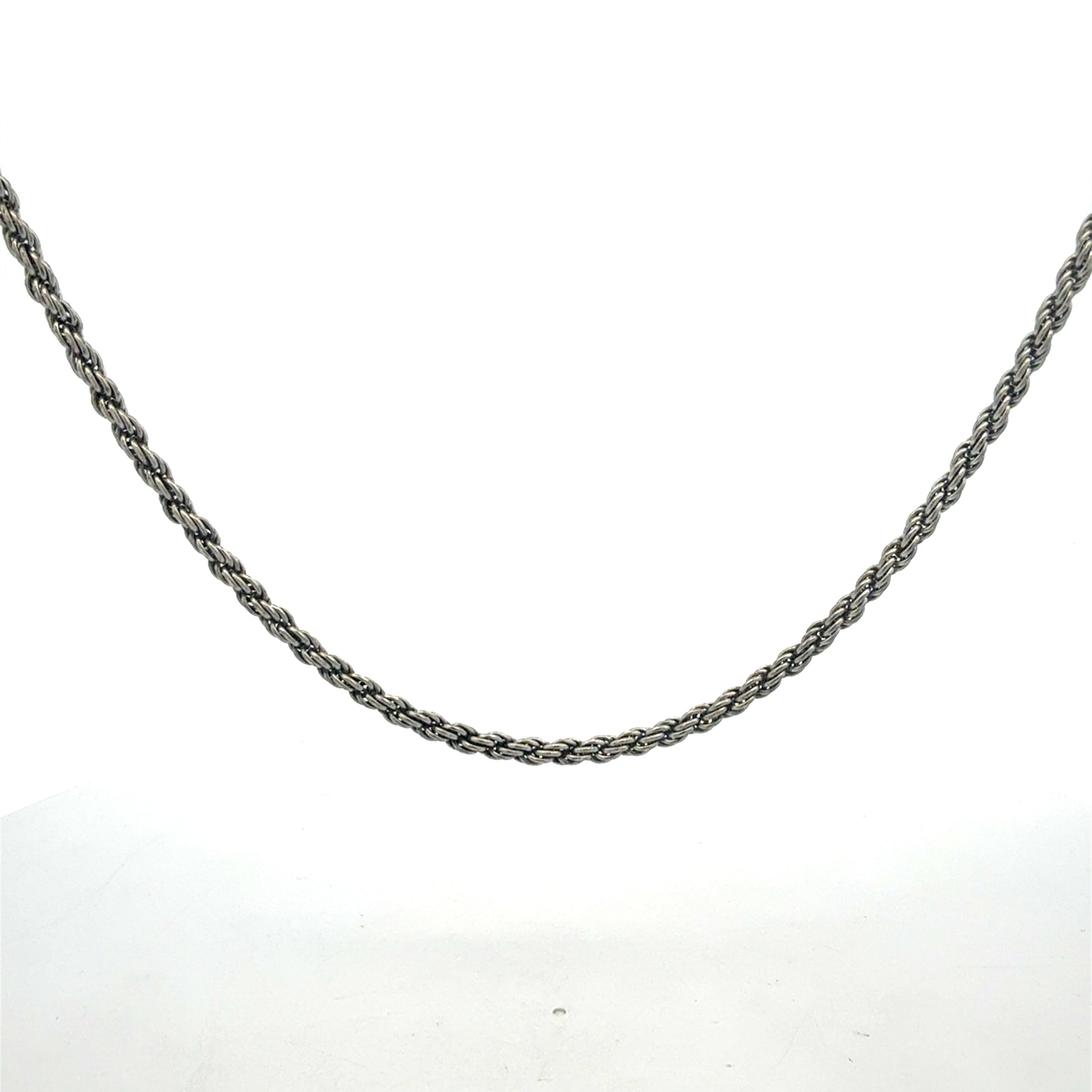 Kordellkette 925 Silber 50 cm - Detailansicht der hochwertigen Verarbeitung
