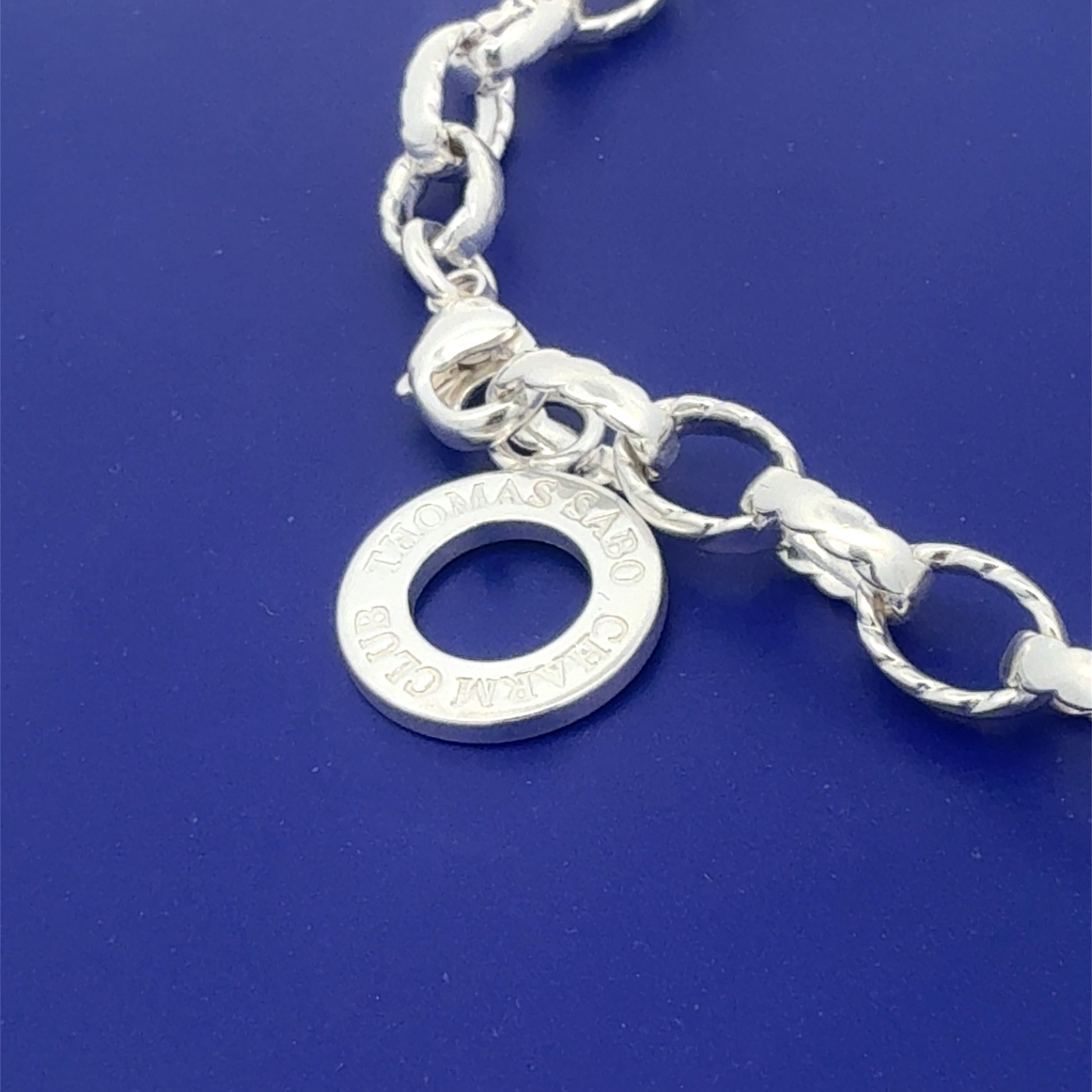 Thomas Sabo Silberarmband Detailaufnahme Verschluss und Glieder