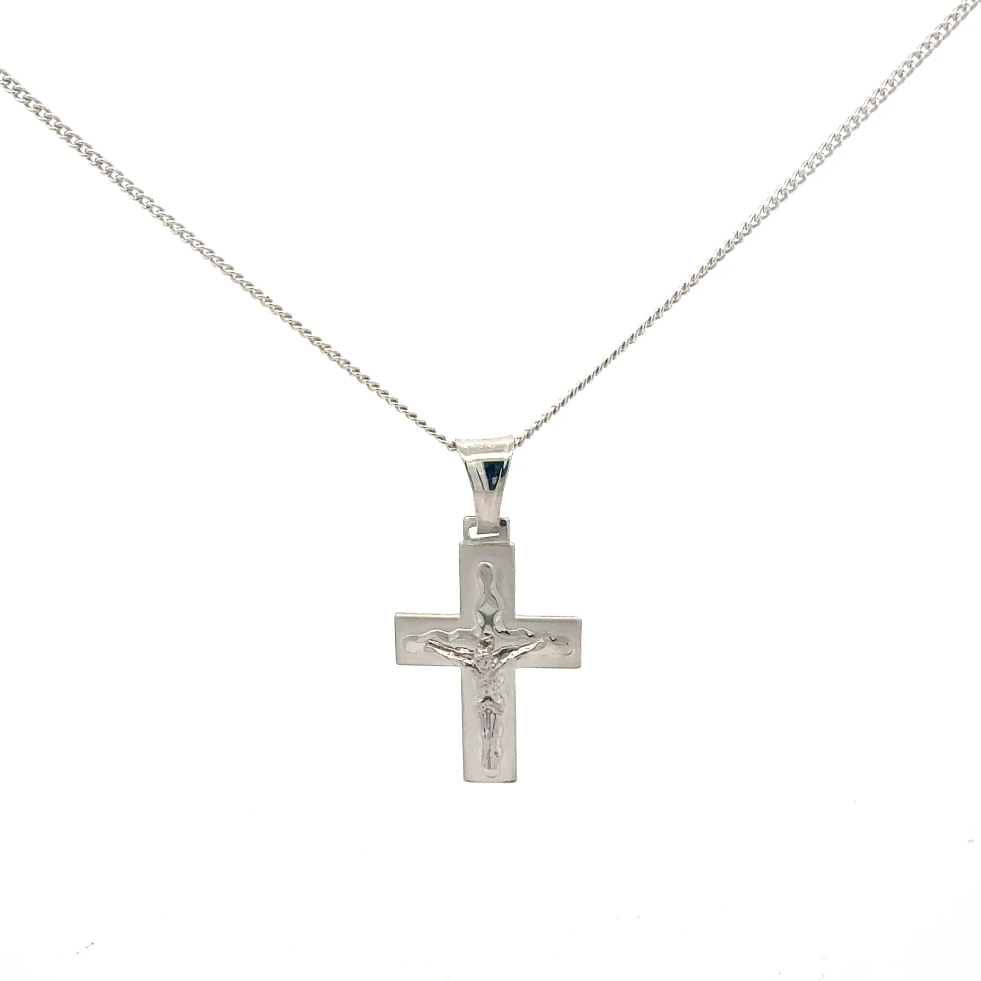 Elegante Silberkette mit Kreuz 5,25g Gesamtansicht