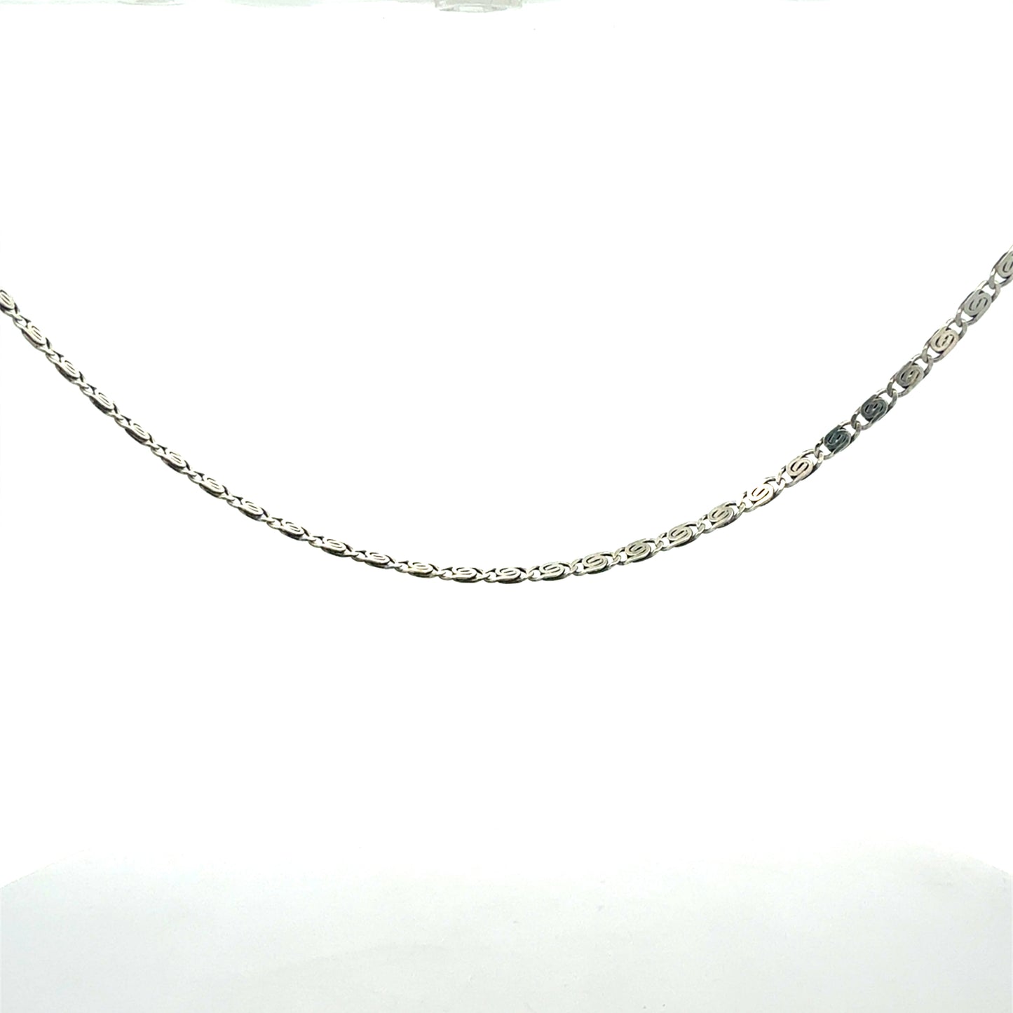 Silberkette 925 Sterling Silber 63 cm - Detailansicht der hochwertigen Verarbeitung