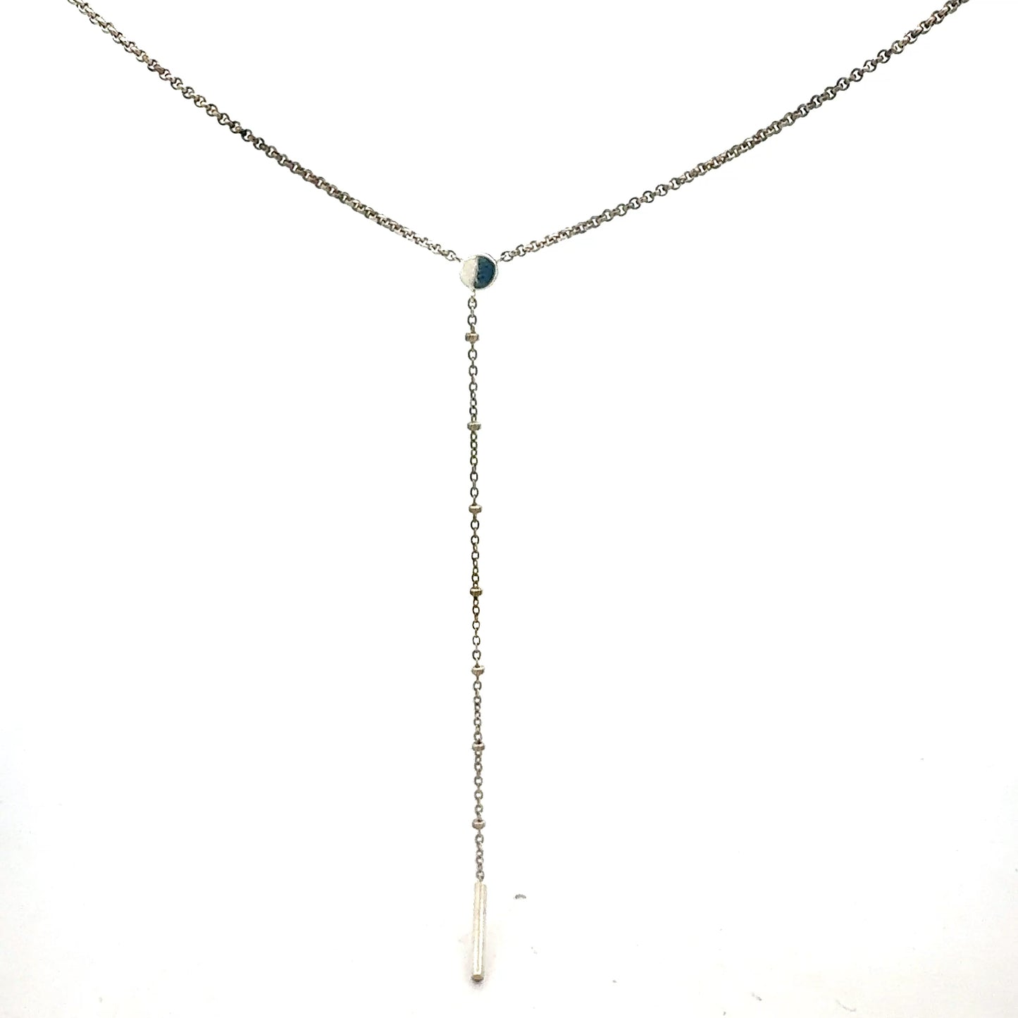 Silberkette 925 Sterling Silber Y-Form 45 cm Juwelier Alen