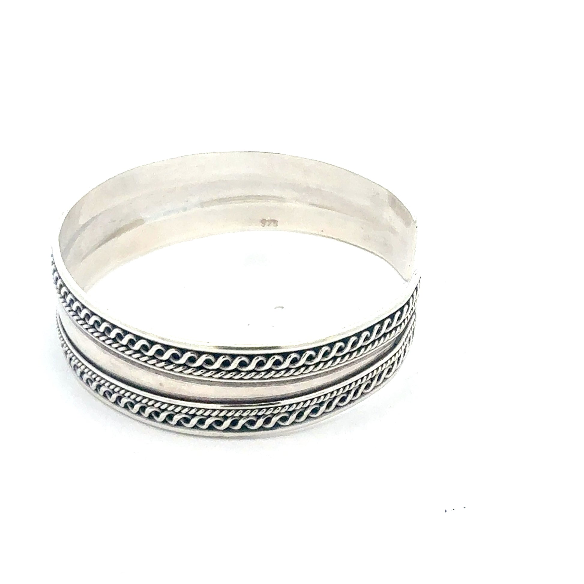 Armreifen 925 Sterlingsilber Detailansicht - hochwertige Verarbeitung