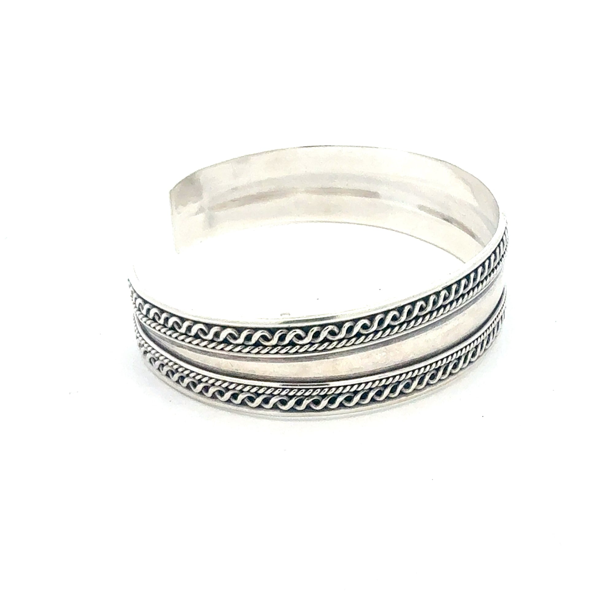 925er Sterlingsilber Armreifen Seitenansicht