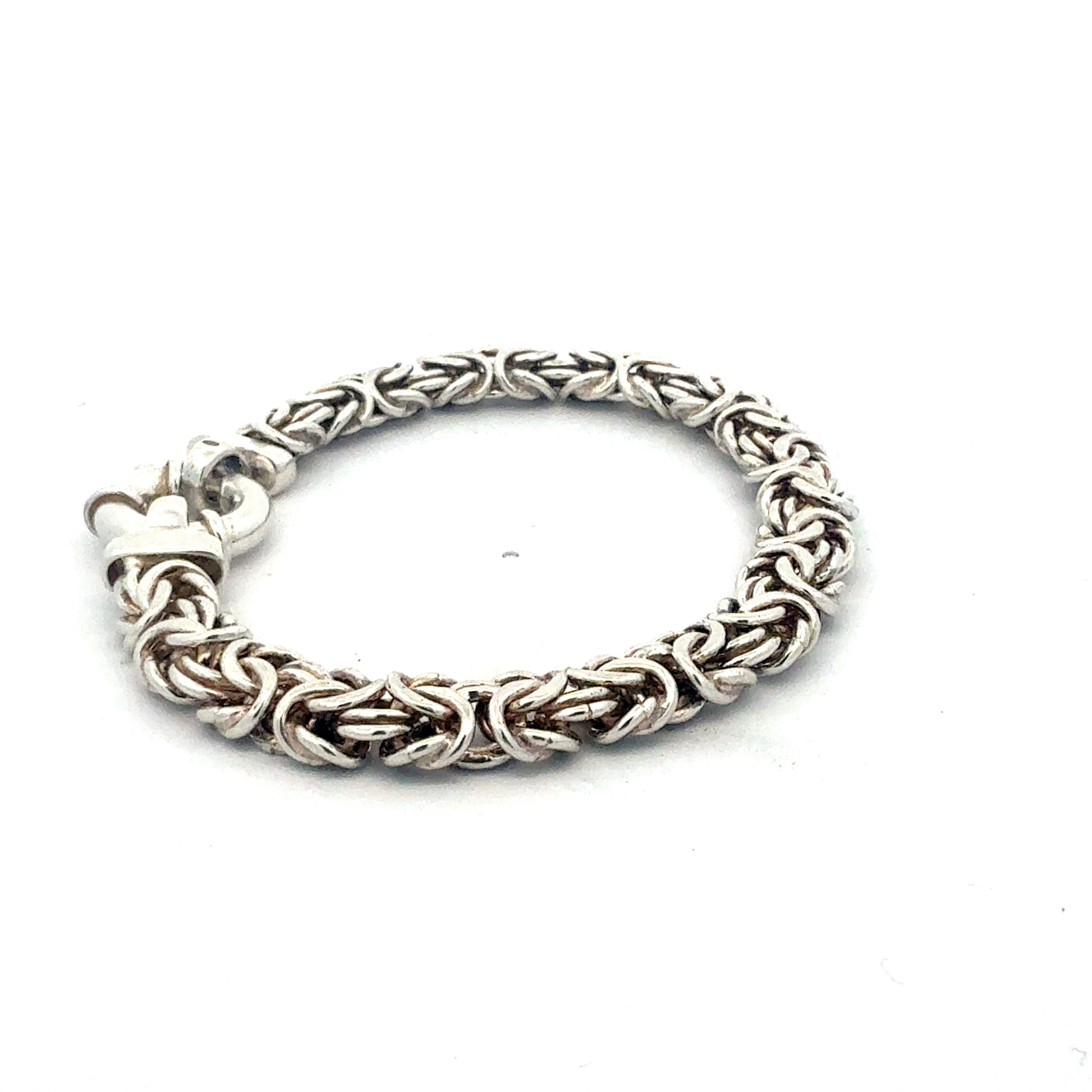 Hochwertiges Silberarmband 925 - Seitenansicht