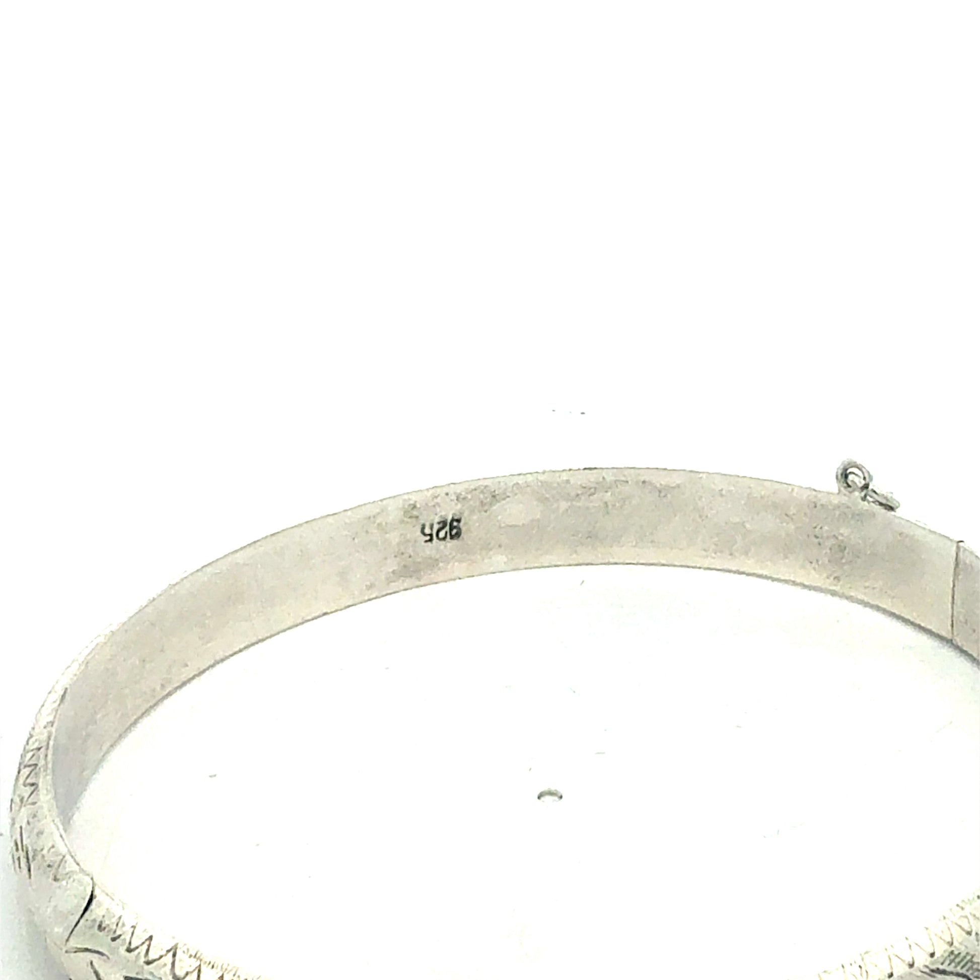 925 Silber Armreifen - Nahaufnahme Stempel
