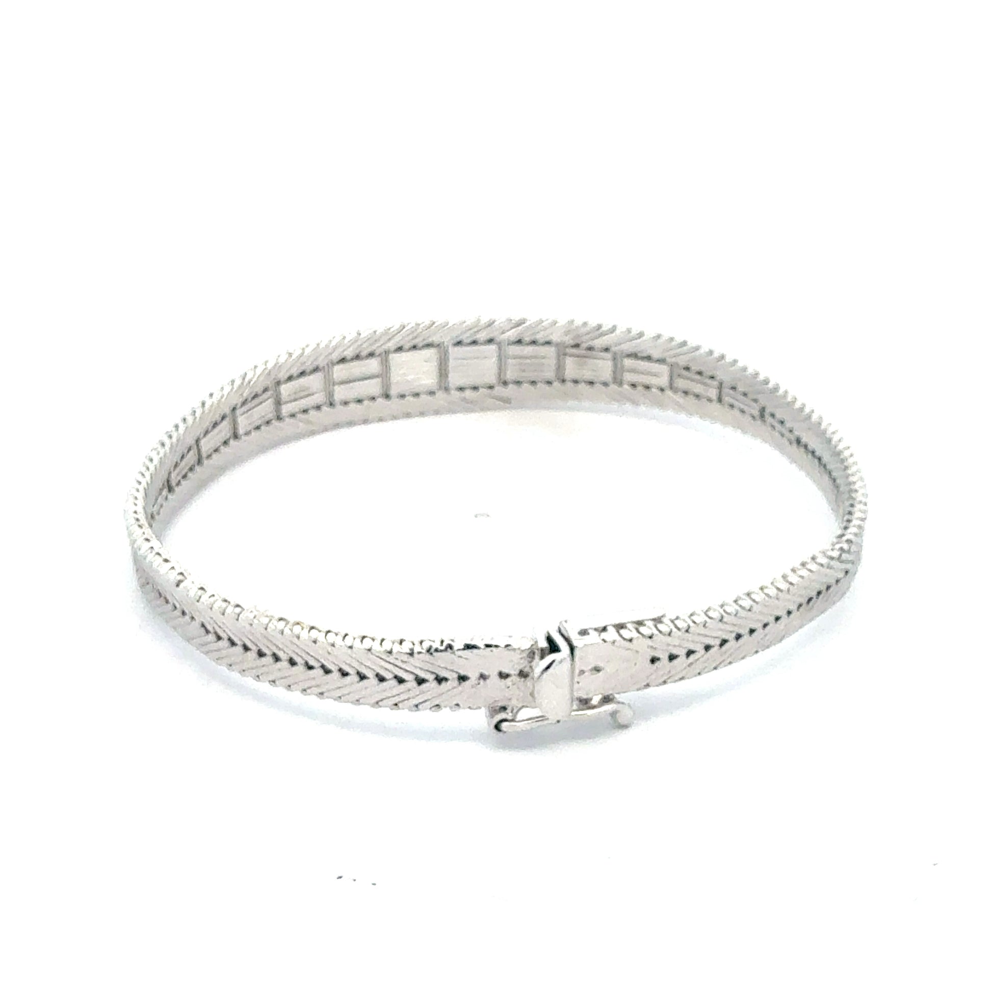 Hochwertiges Silberarmband 20 cm - Verschlussdetail