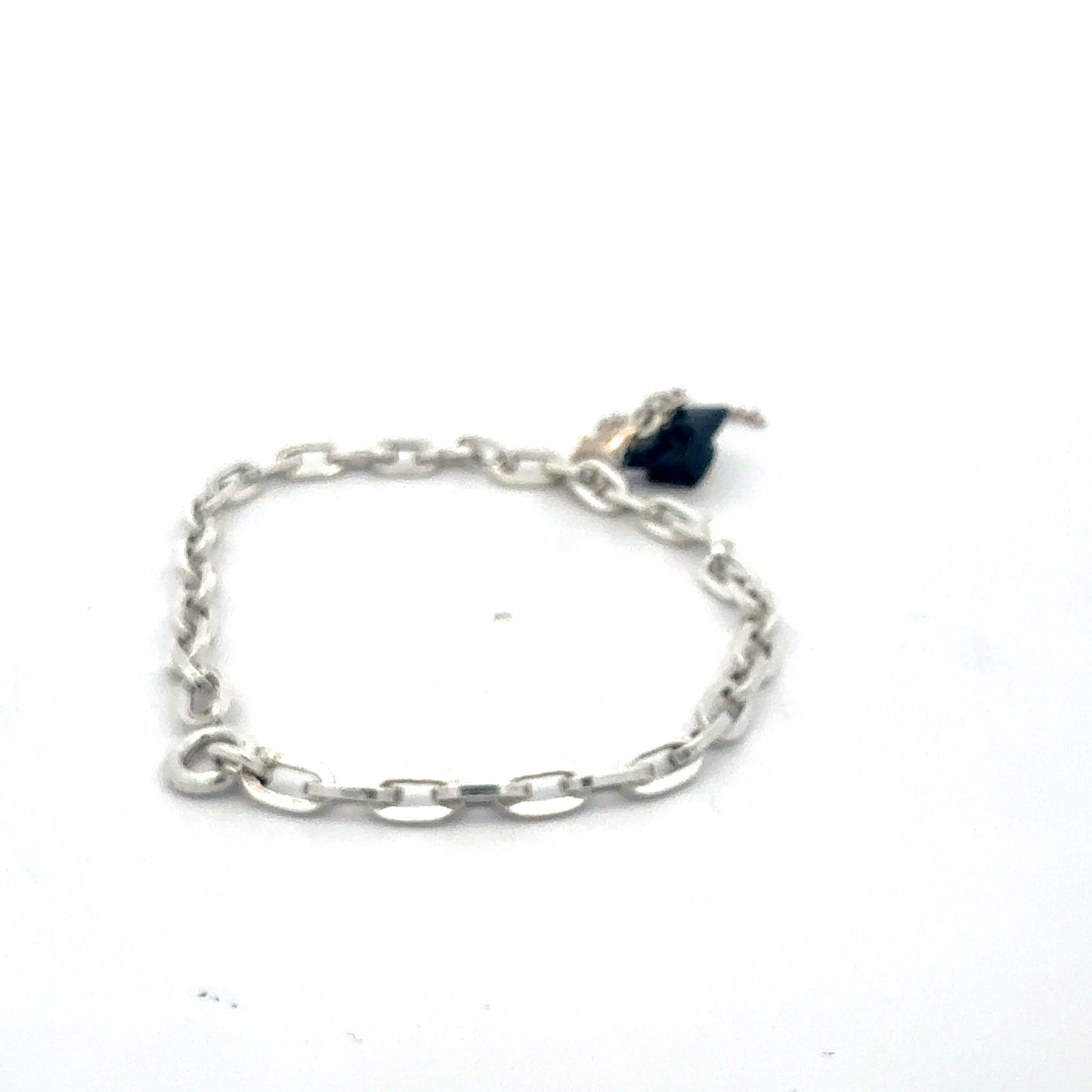 Absolventen Hut Anhaenger aus 925 Sterling Silber Nahaufnahme