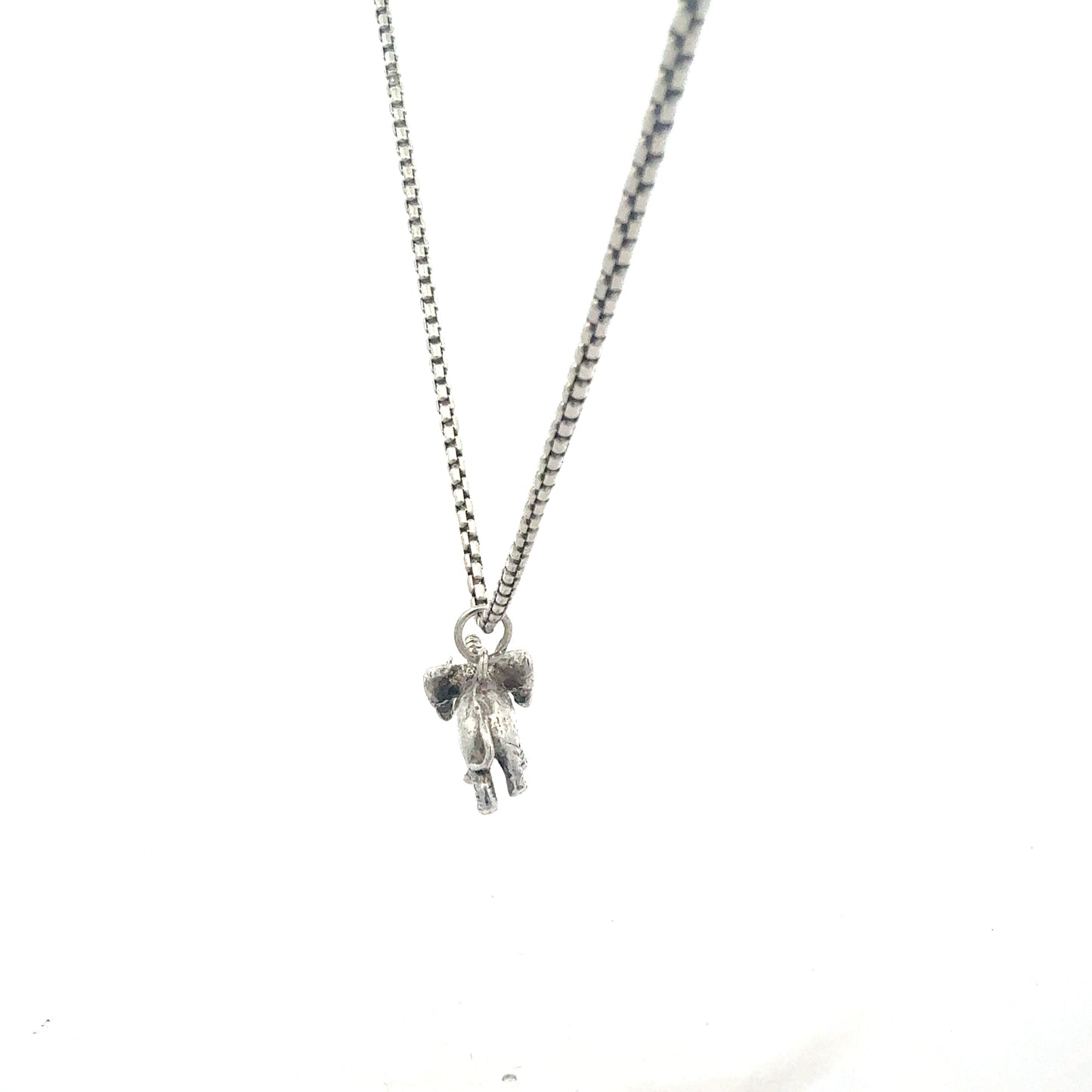 Kette Silber 925 – 12,51 g, 45 cm mit Elefanten-Anhänger