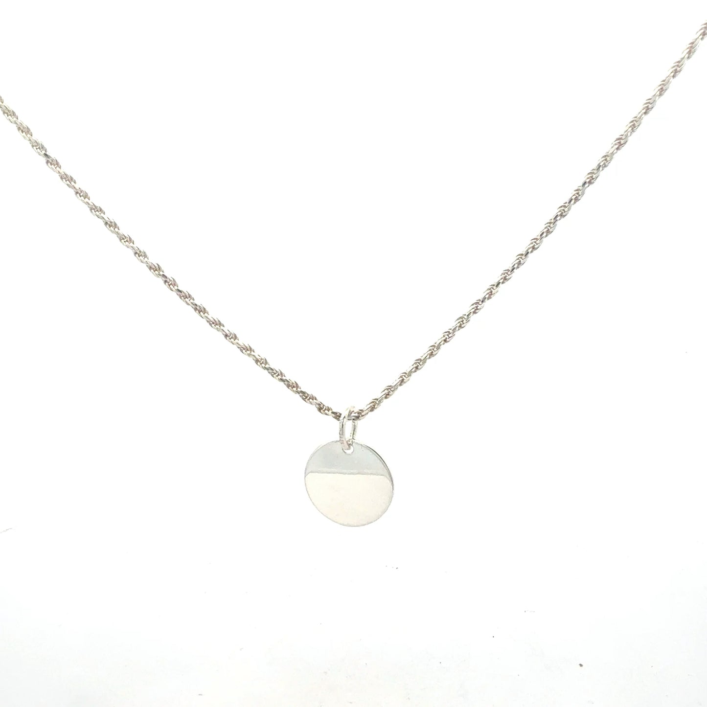 Silberkette 925 mit  Anhänger, 56 cm Länge, elegant