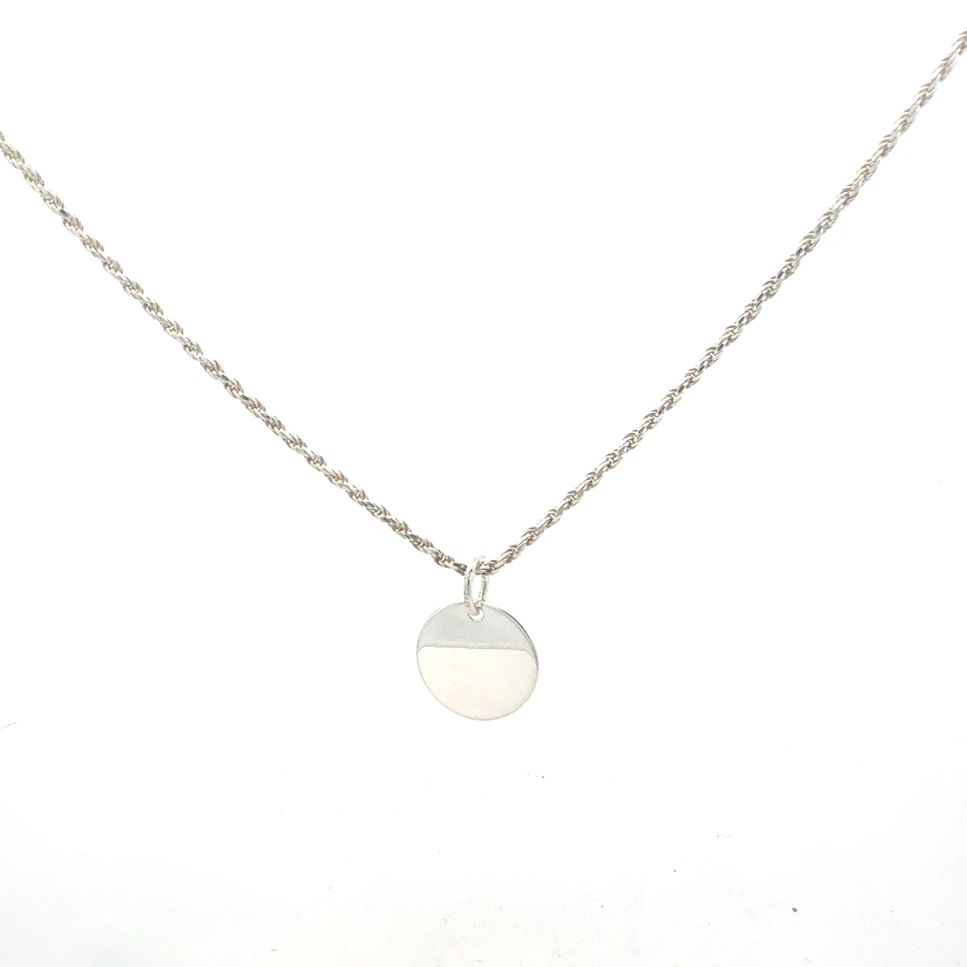 Silberkette 925 mit  Anhänger, 56 cm Länge, elegant