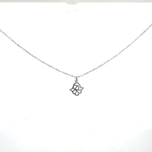 Silberkette 925 mit Anhänger 47cm Gesamtansicht