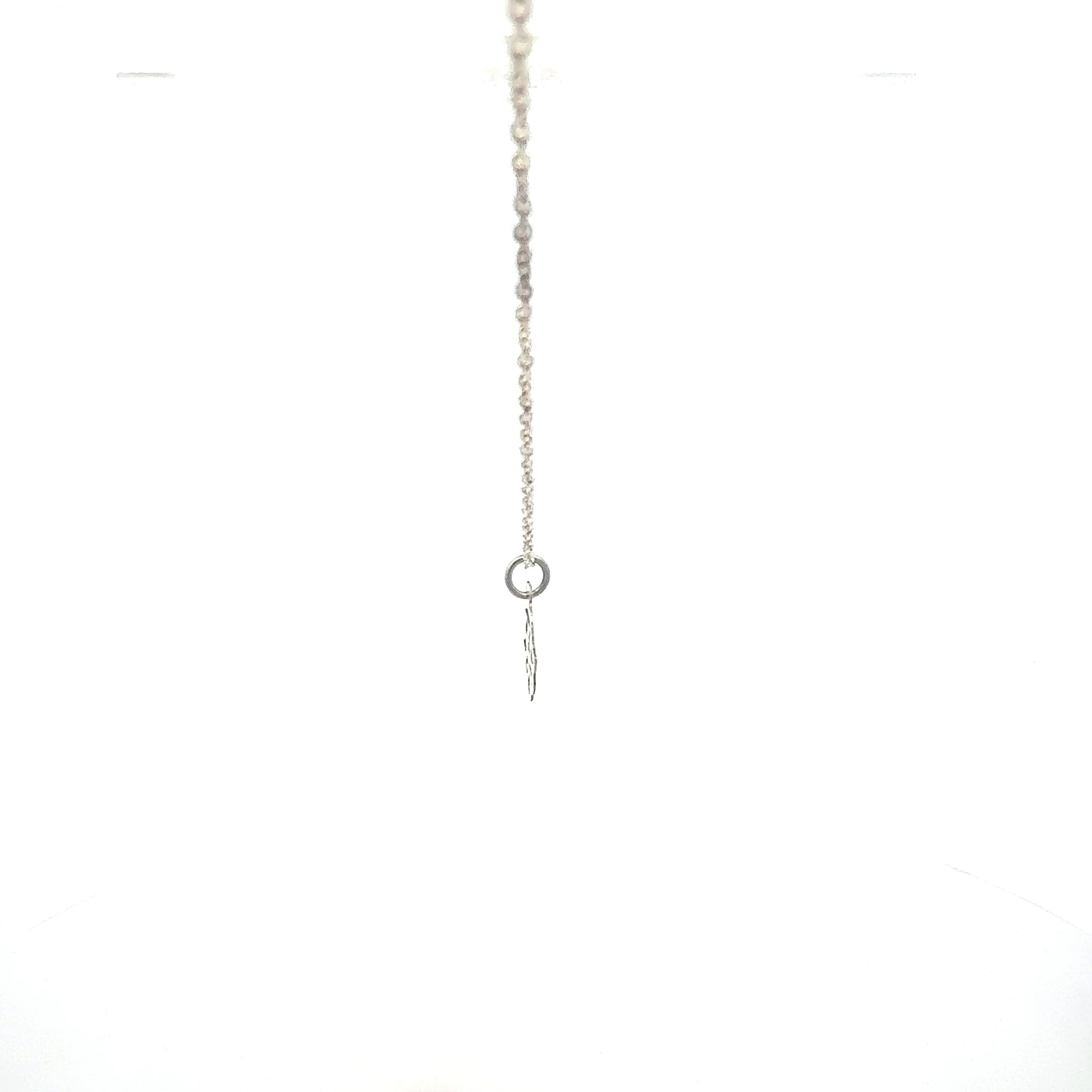 Sterling Silber Anhänger Detailansicht Seitenansicht