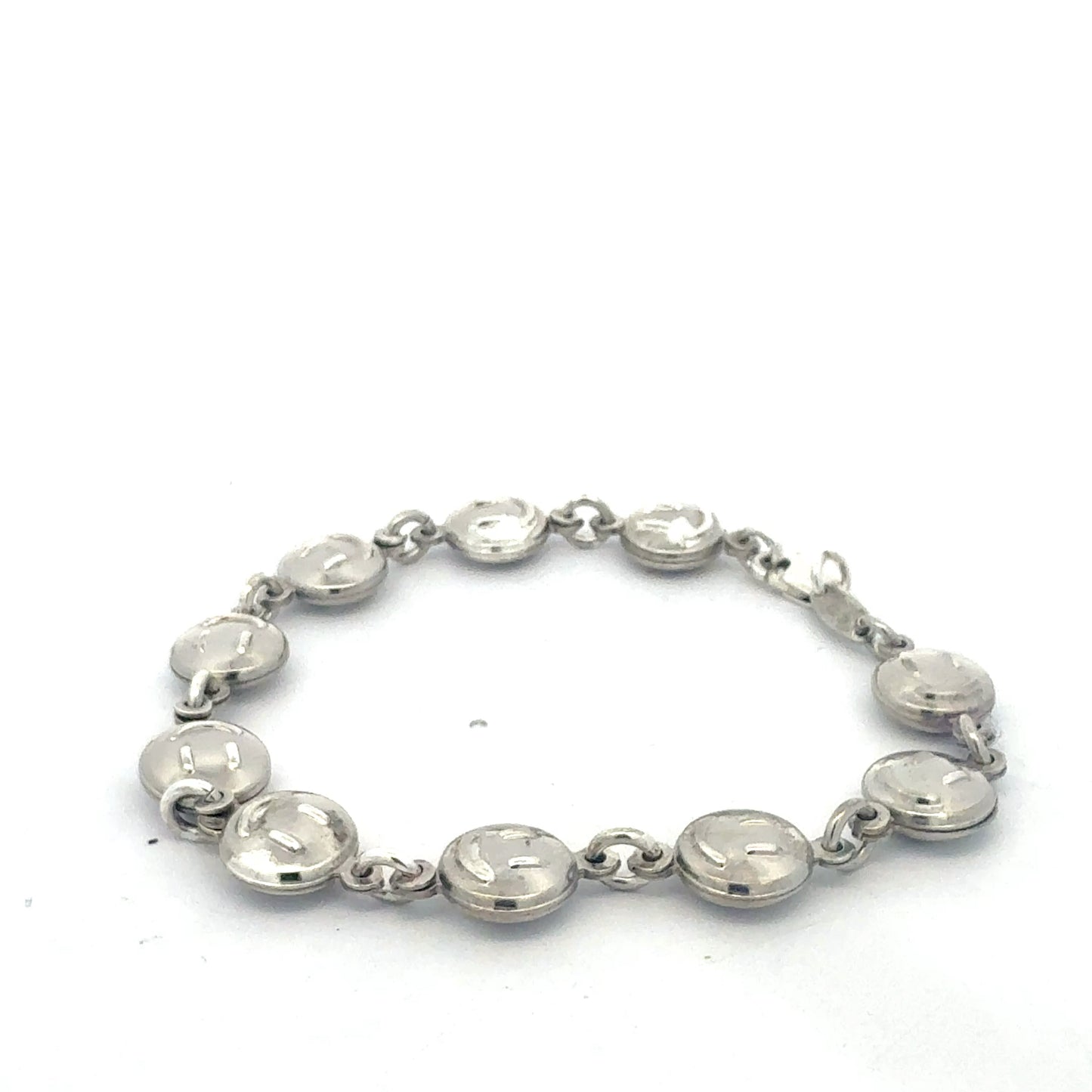 Silberarmband 925 mit mehreren Smile-Anhängern