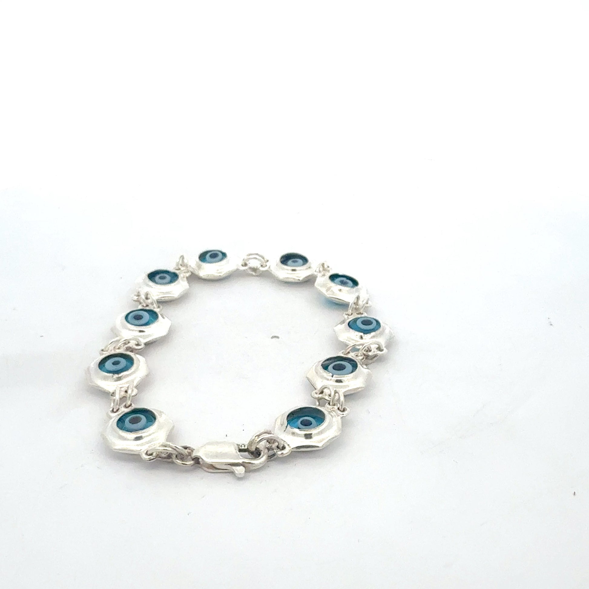 925 Sterlingsilber Verschluss des Nazar-Armbands – hochwertige Verarbeitung