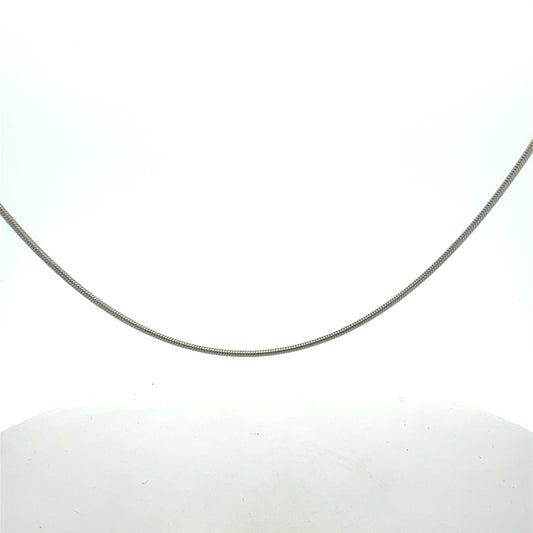 Schlangenkette aus 925er Sterlingsilber, 45 cm lang, 6,98 Gramm