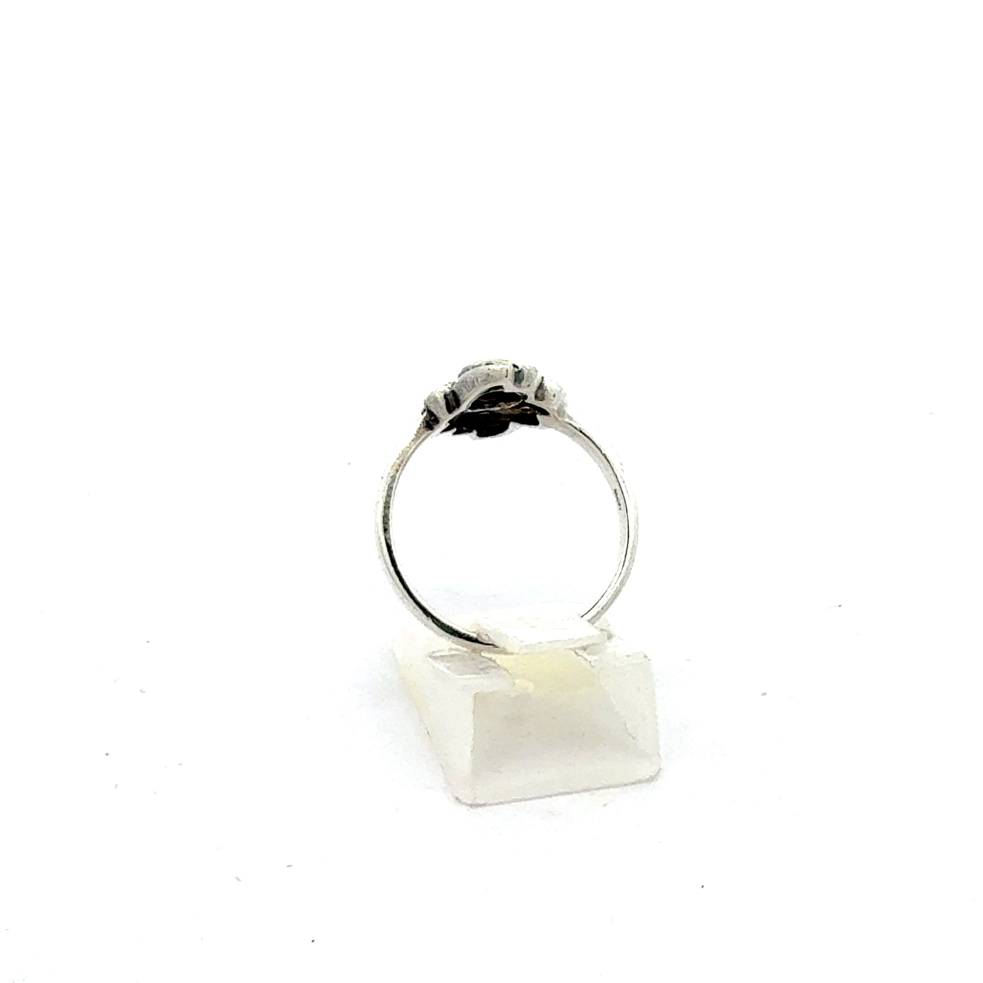 Silberring 925 Größe 57 - Seitenansicht
