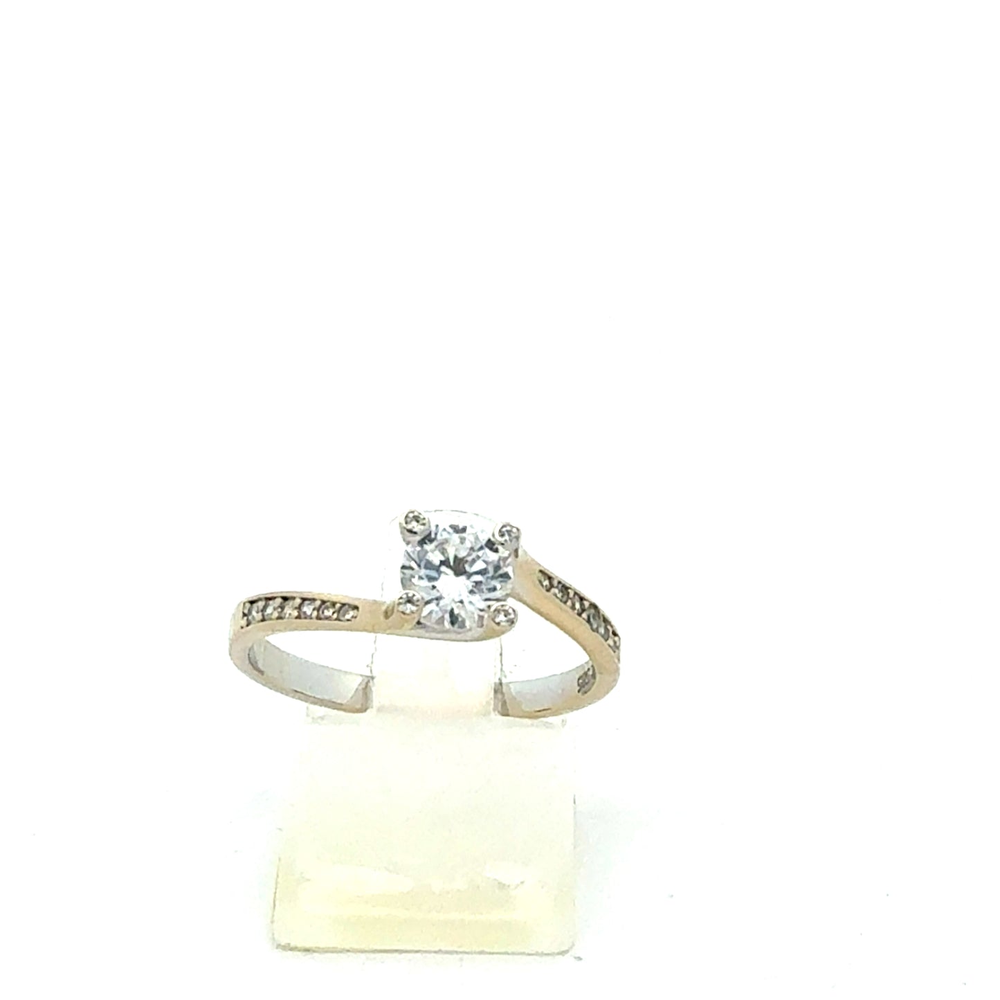 Silberring 925 mit Zirkonia, 2,55 g, Größe 57 - Hauptansicht
