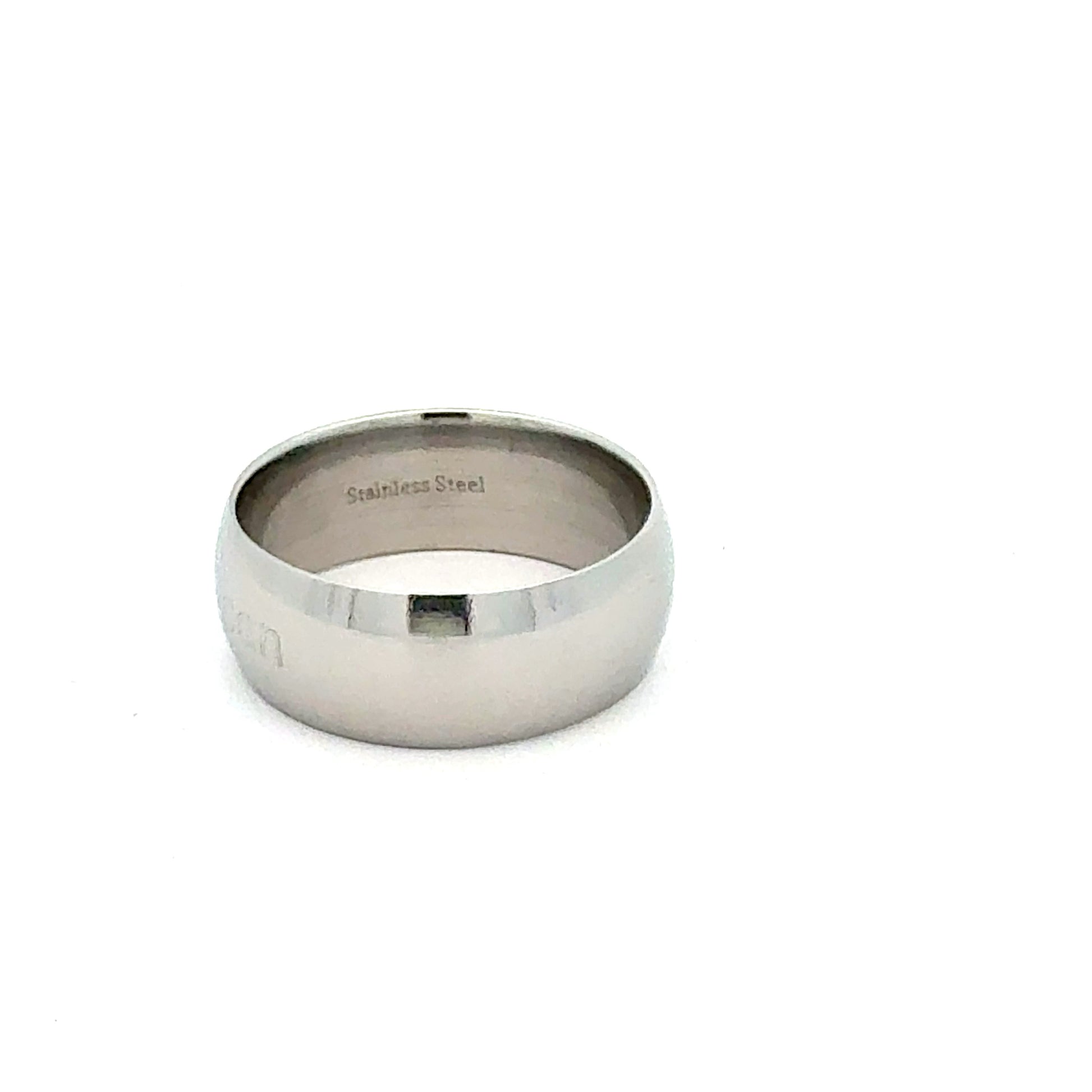 Ring Edelstahl Detailansicht - Gravur Yes We Can