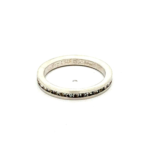 Ring Silber 925 – 2,21 g – Größe 54 – mit Zirkonia Ring Juwelier Alen
