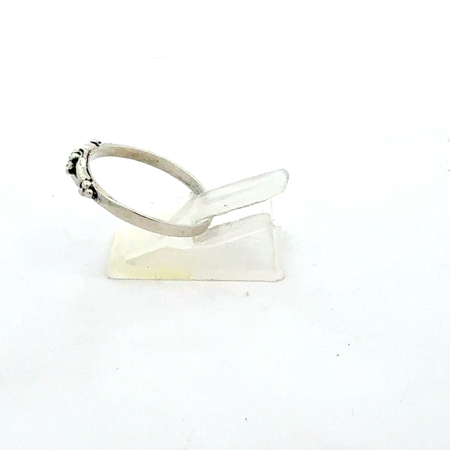 Silberring 925 Detailansicht - Hochwertiger Sterling Silber Ring Größe 61
