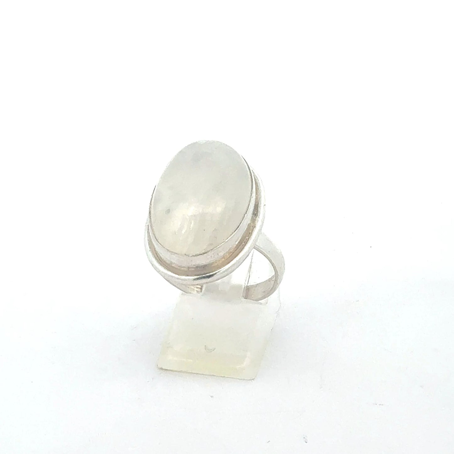 Sterling Silber Ring mit Quarz Edelstein - Größe 58 - Juwelier Alen