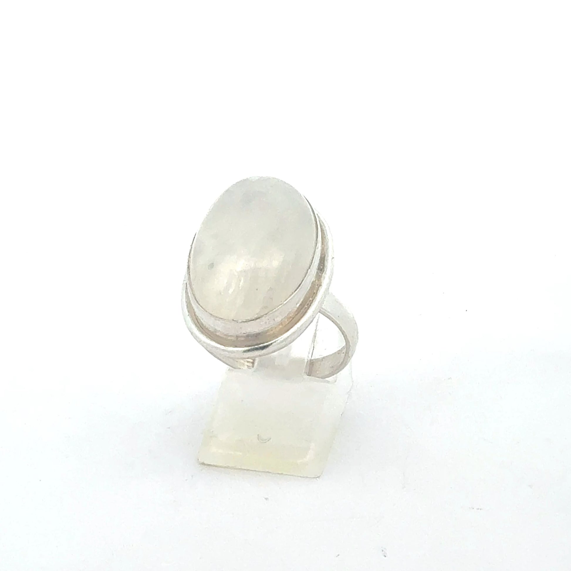 Sterling Silber Ring mit Quarz Edelstein - Größe 58 - Juwelier Alen