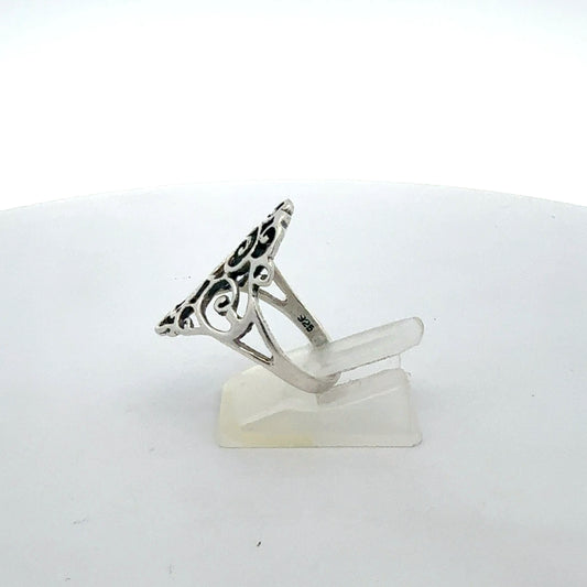 Ring aus 925 Sterling Silber – schlicht ; elegant (Größe 58 | 3,35 g) Ring Juwelier Alen