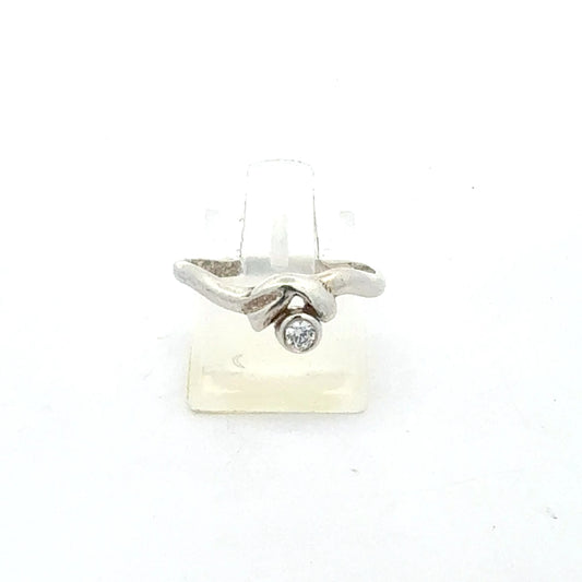 Feiner Ring aus 925 Sterling Silber mit Zirkonia (Größe 52 | 2,28 g) Ring Juwelier Alen